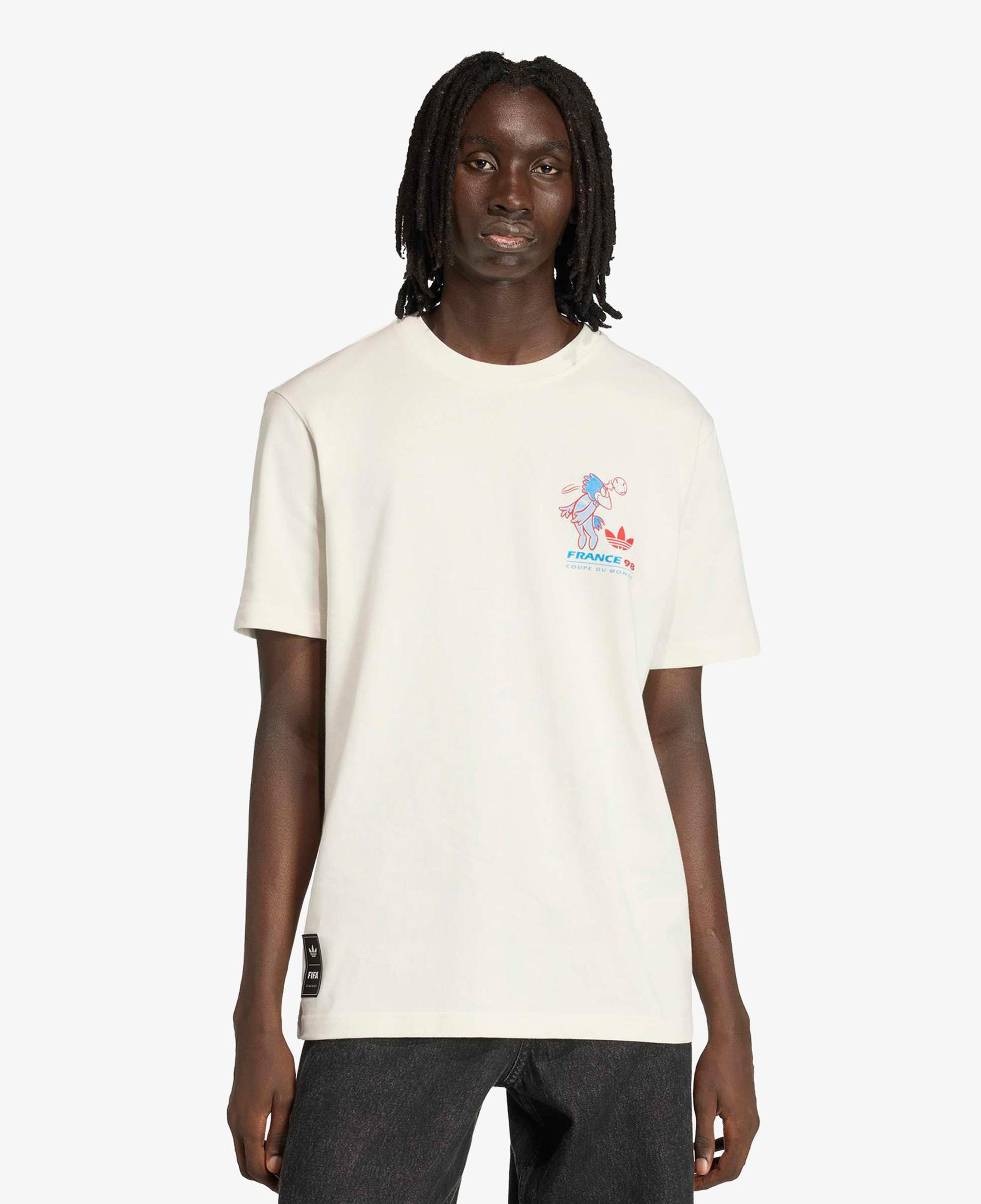 adidas World Cup Mascot Fotix Erkek Beyaz T-Shirt