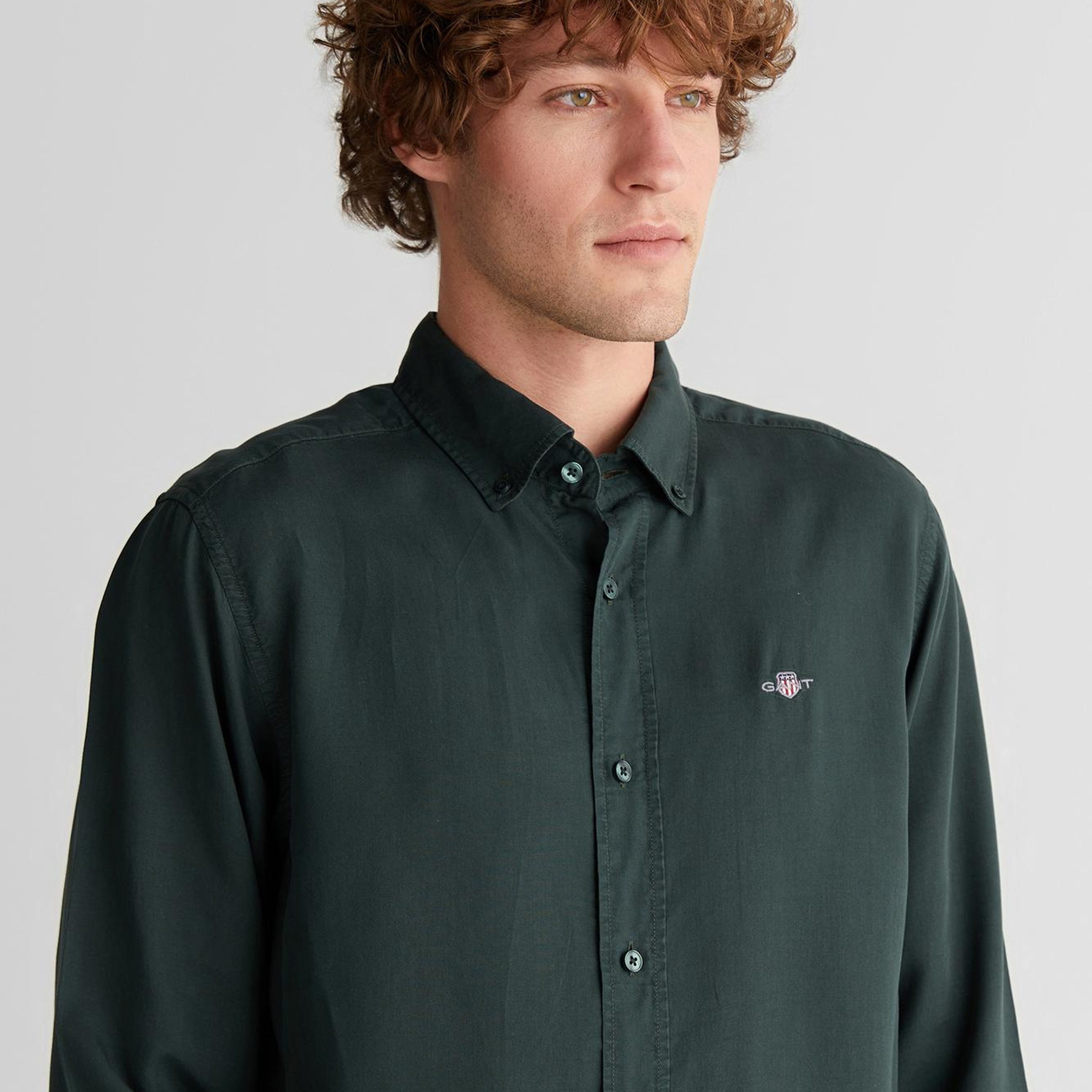 GANT Erkek Yeşil Gömlek