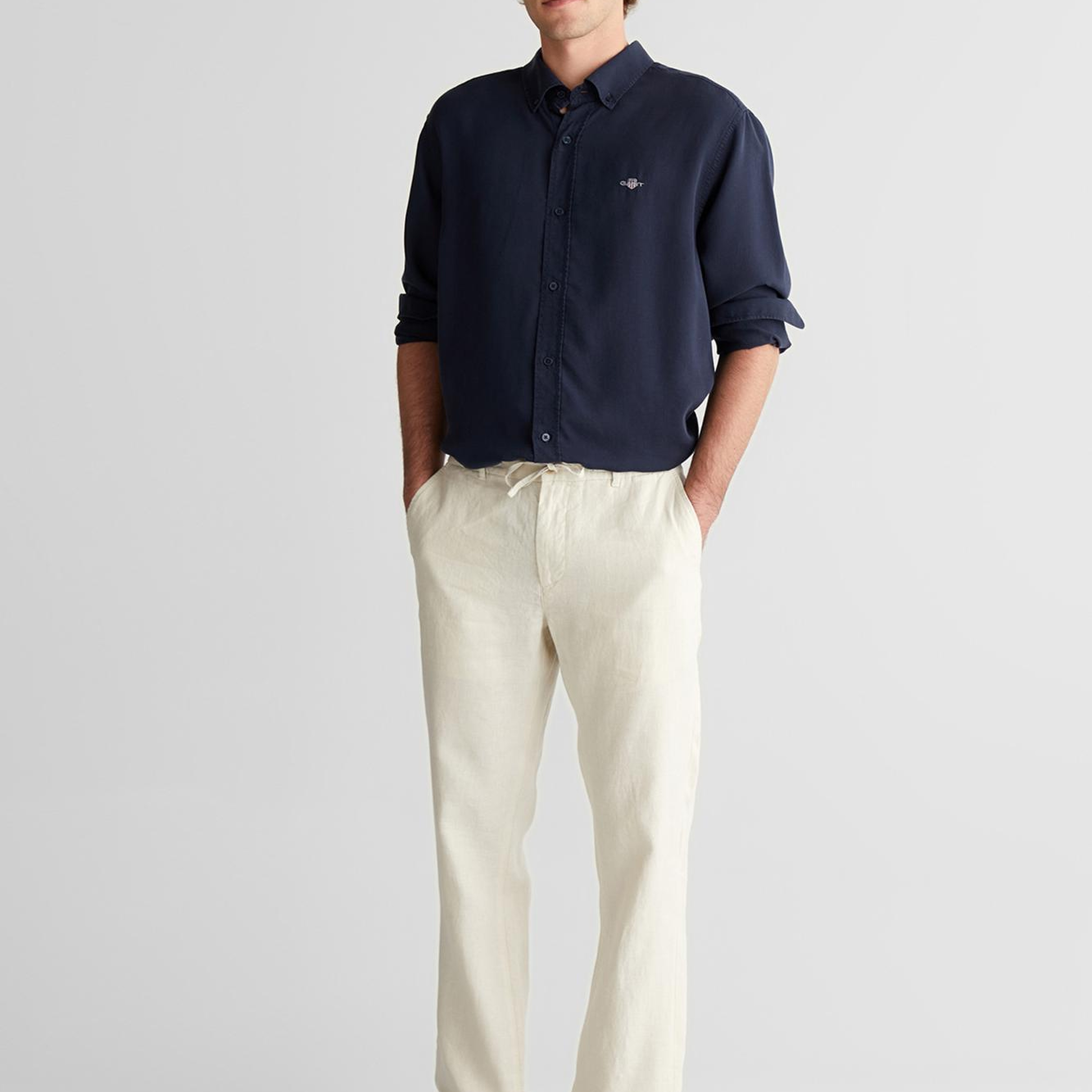 GANT Erkek Lacivert Gömlek