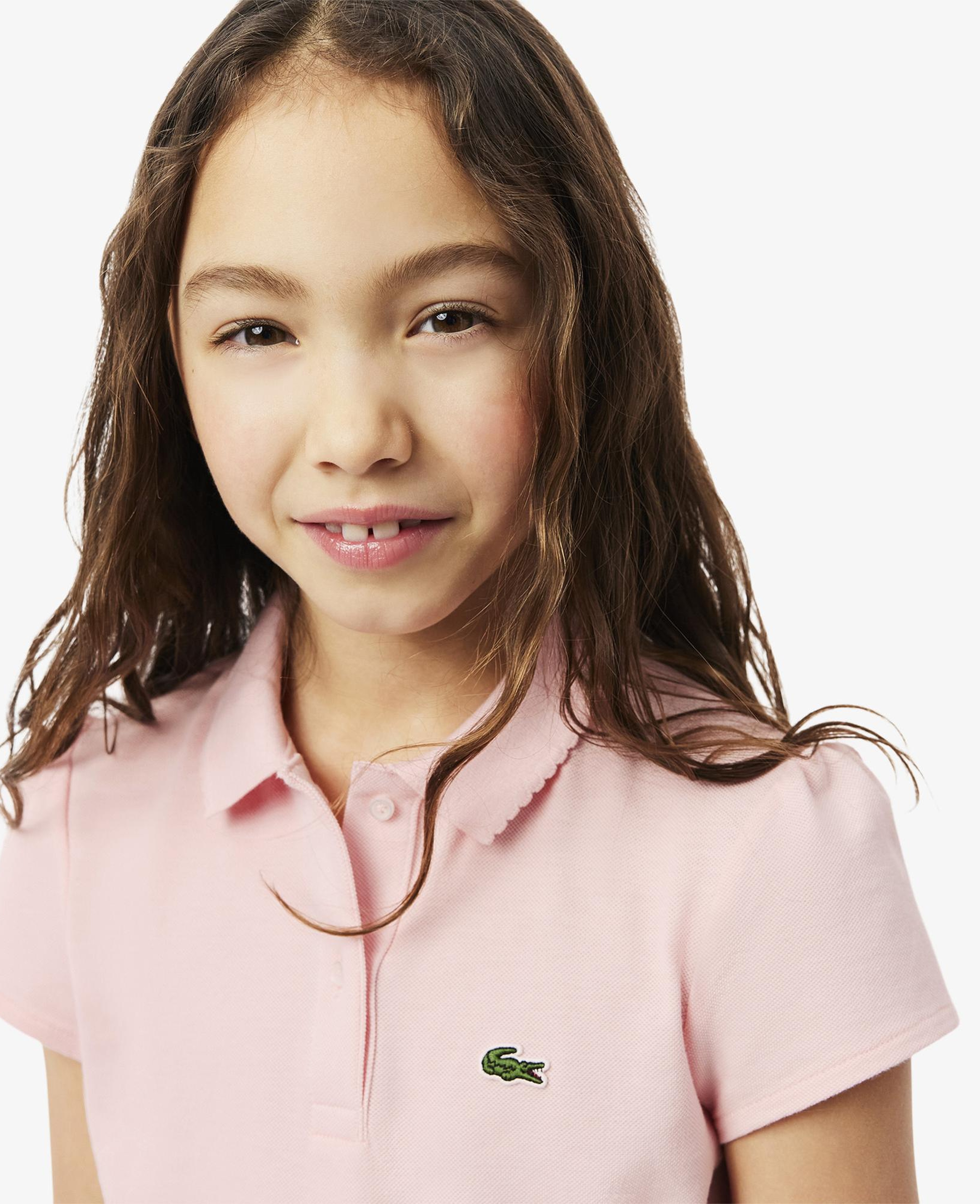 Lacoste Kız Çocuk Pembe Polo