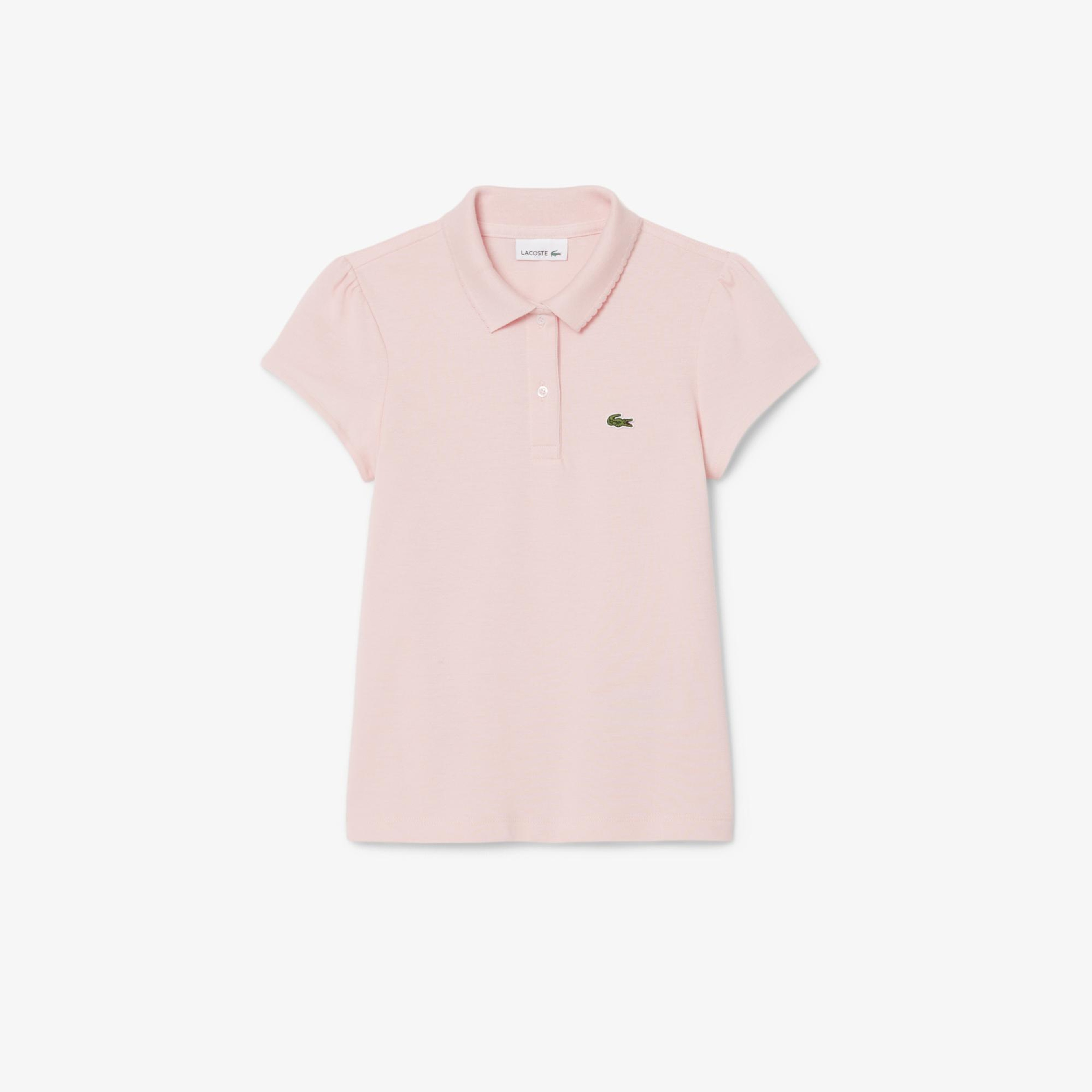 Lacoste Kız Çocuk Pembe Polo