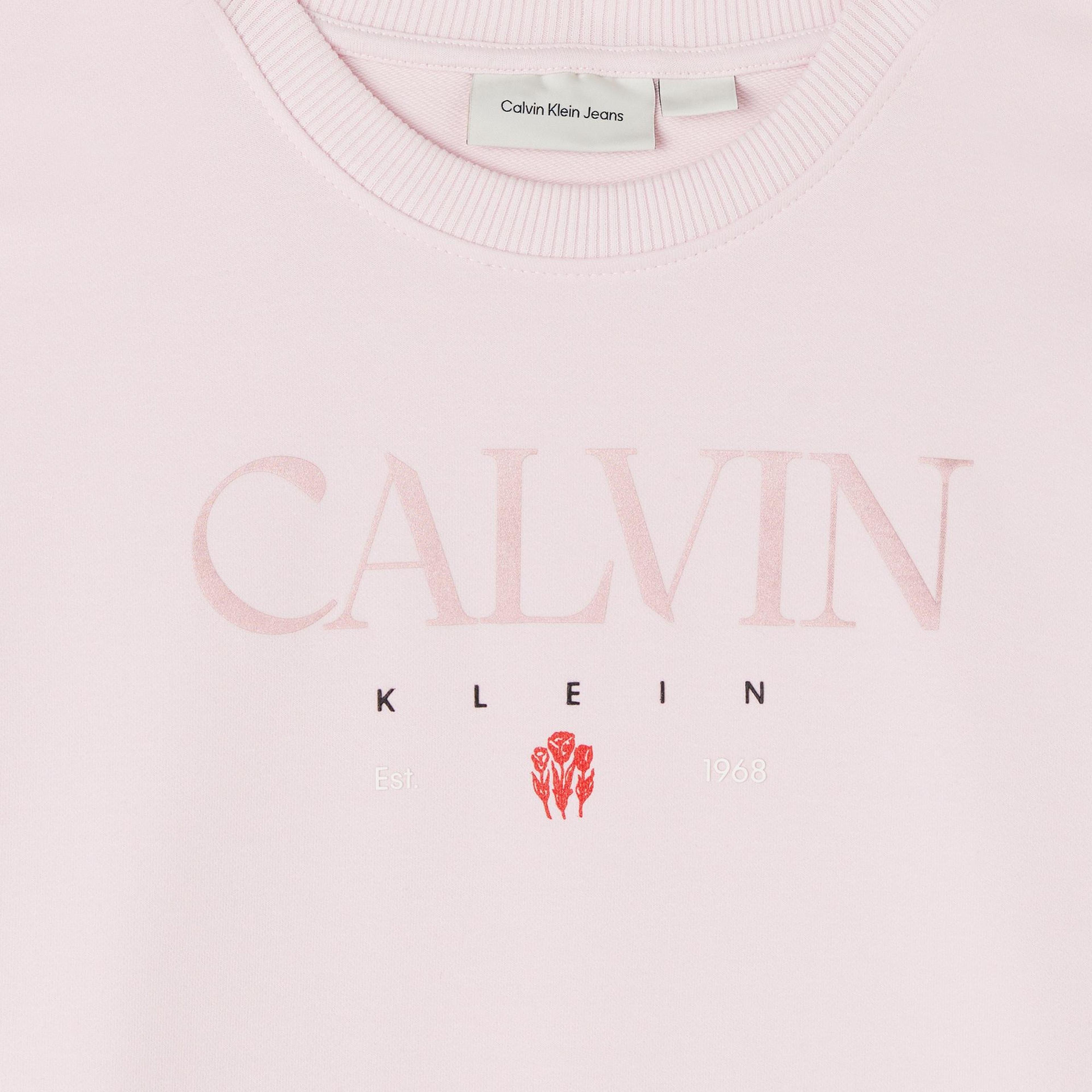 Calvin Klein Multi Color Çocuk Pembe Sweatshirt