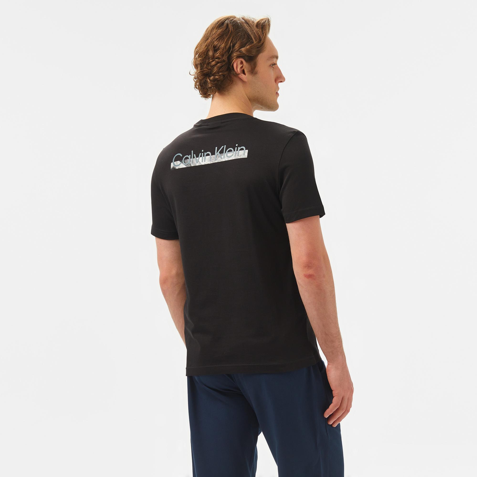 Calvin Klein Ba Logo Graphic Erkek Siyah T-Shirt