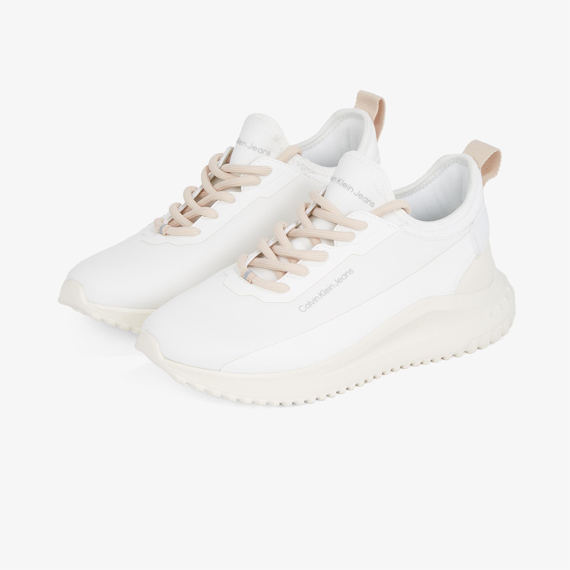 Calvin Klein Eva Runner So Mix İn Hitech Kadın Beyaz Sneaker
