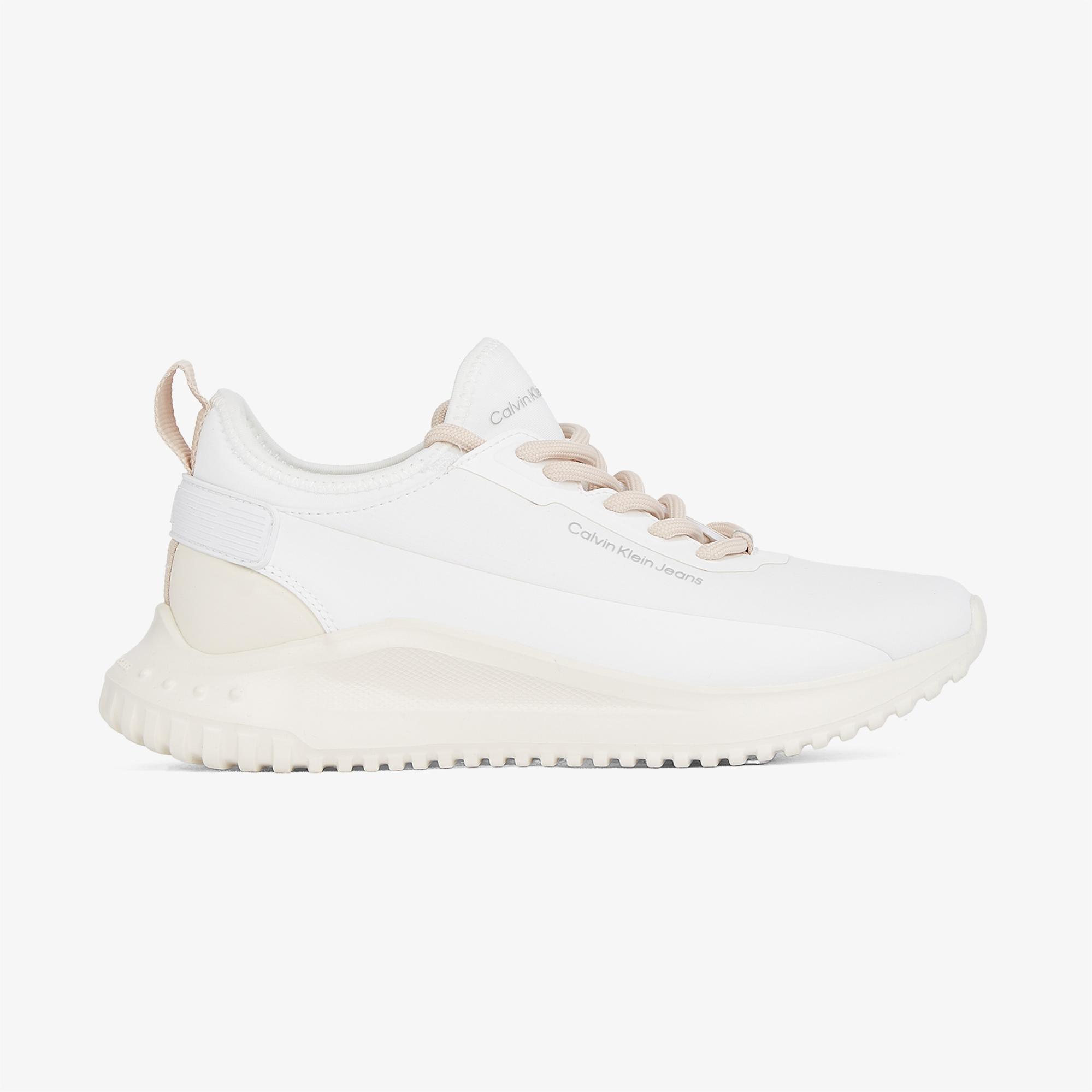Calvin Klein Eva Runner So Mix İn Hitech Kadın Beyaz Sneaker