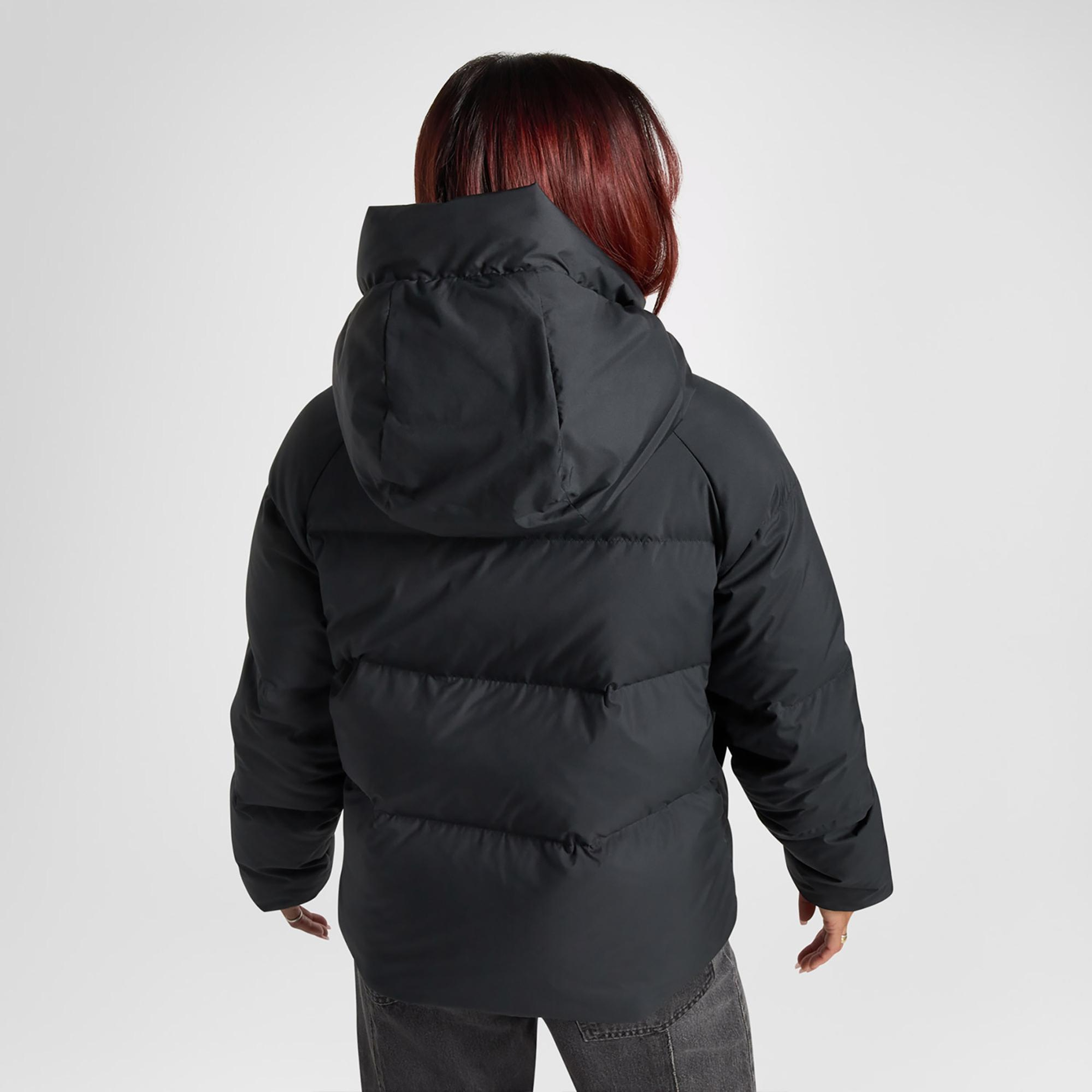 Converse Classic Kadın Kapüşonlu Siyah Ceket