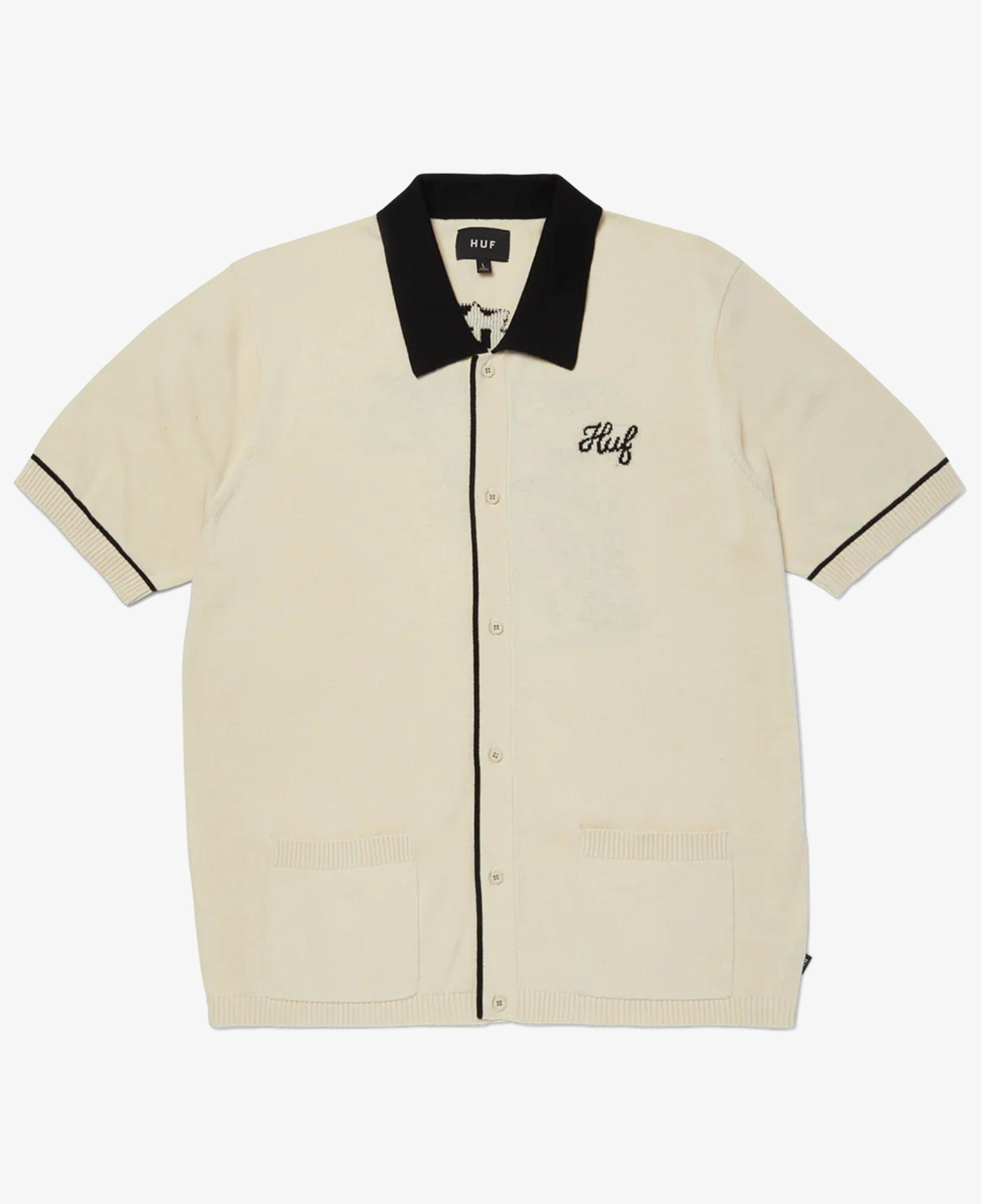 Huf Icaris Knit Top Erkek Bej Gömlek