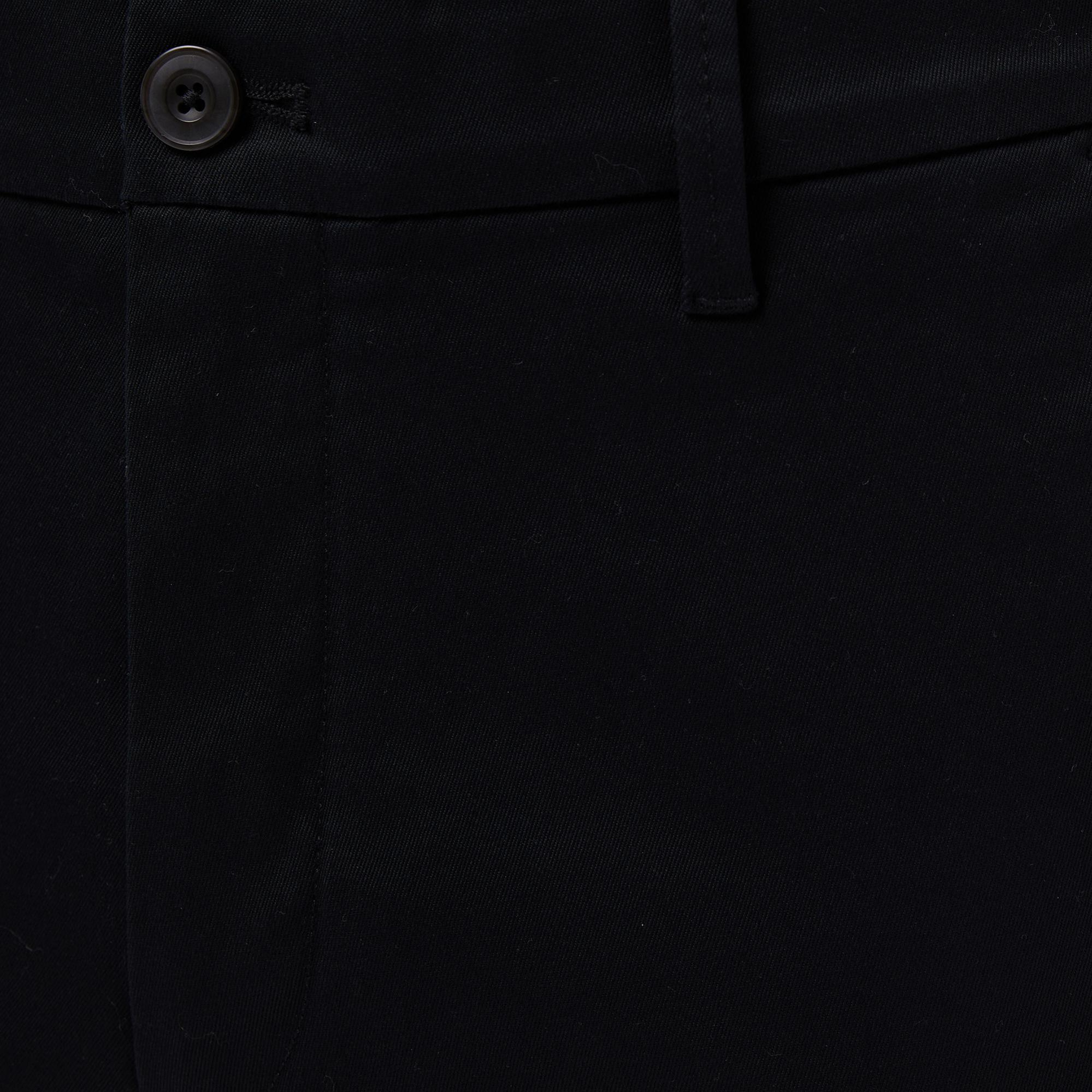Calvin Klein Slim Cotton Stretch Chino Erkek Siyah Pantolon