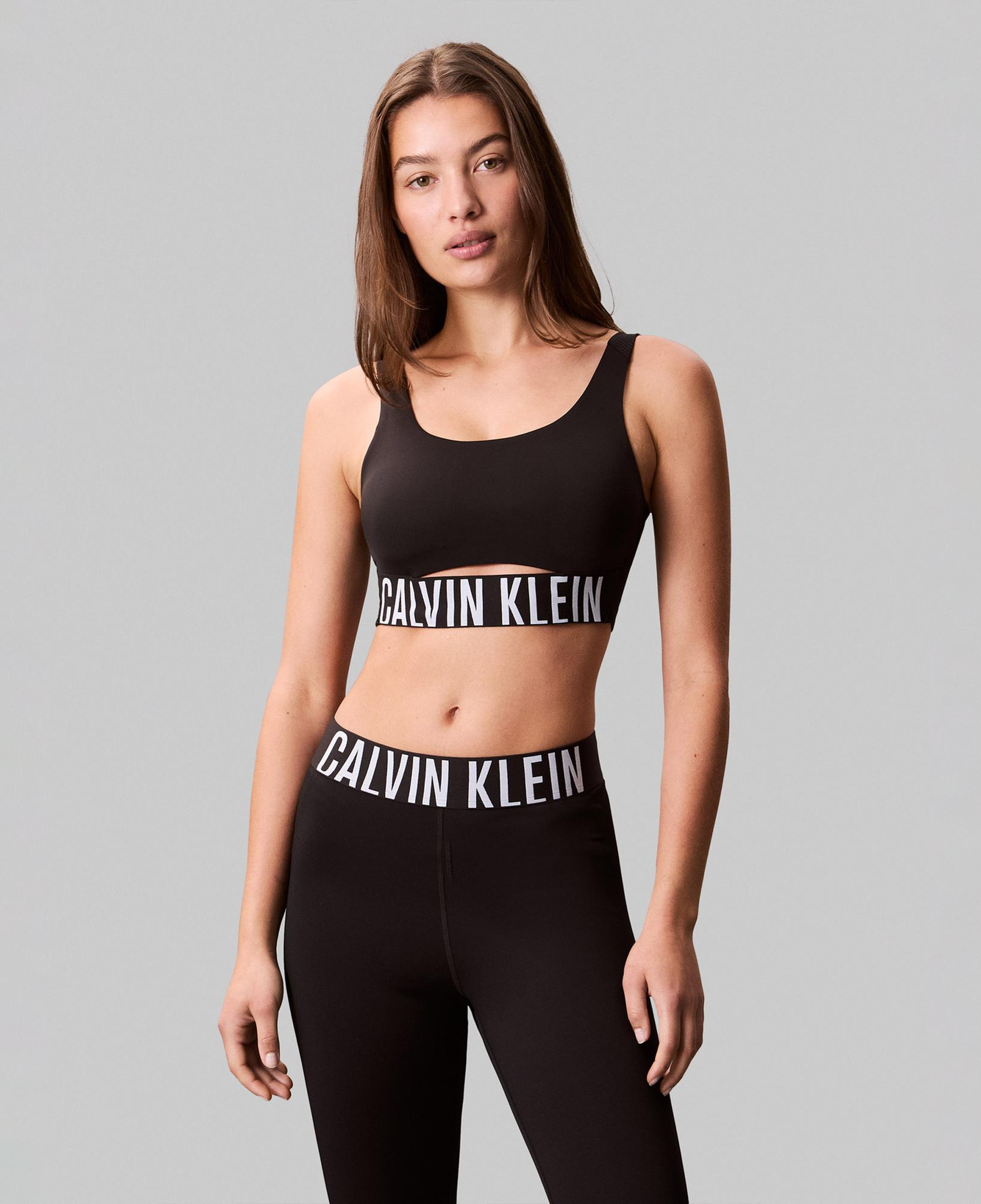Calvin Klein İntense Power Medium Mesh Kadın Siyah Bra
