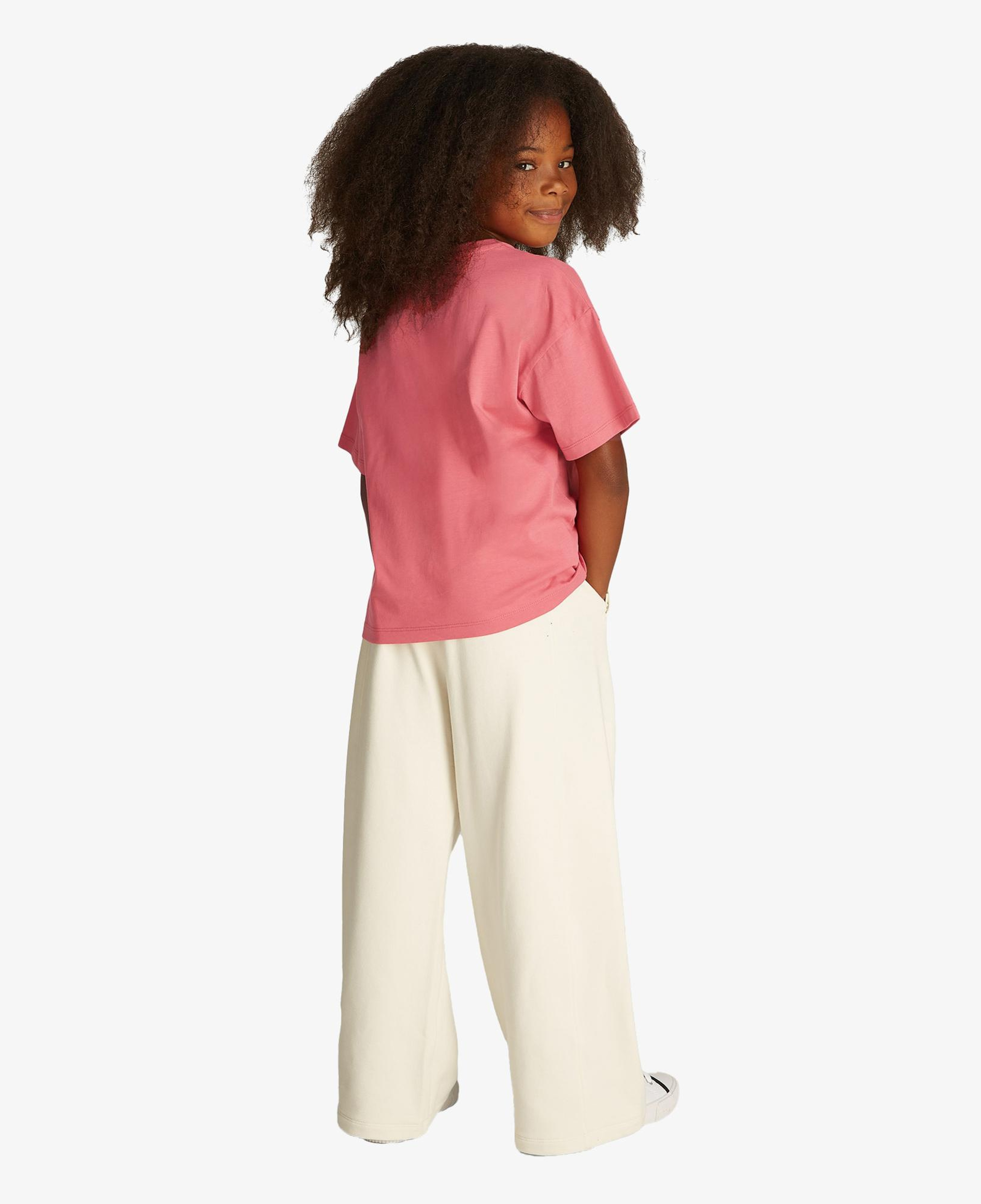 Calvin Klein Boxy Çocuk Pembe T-Shirt