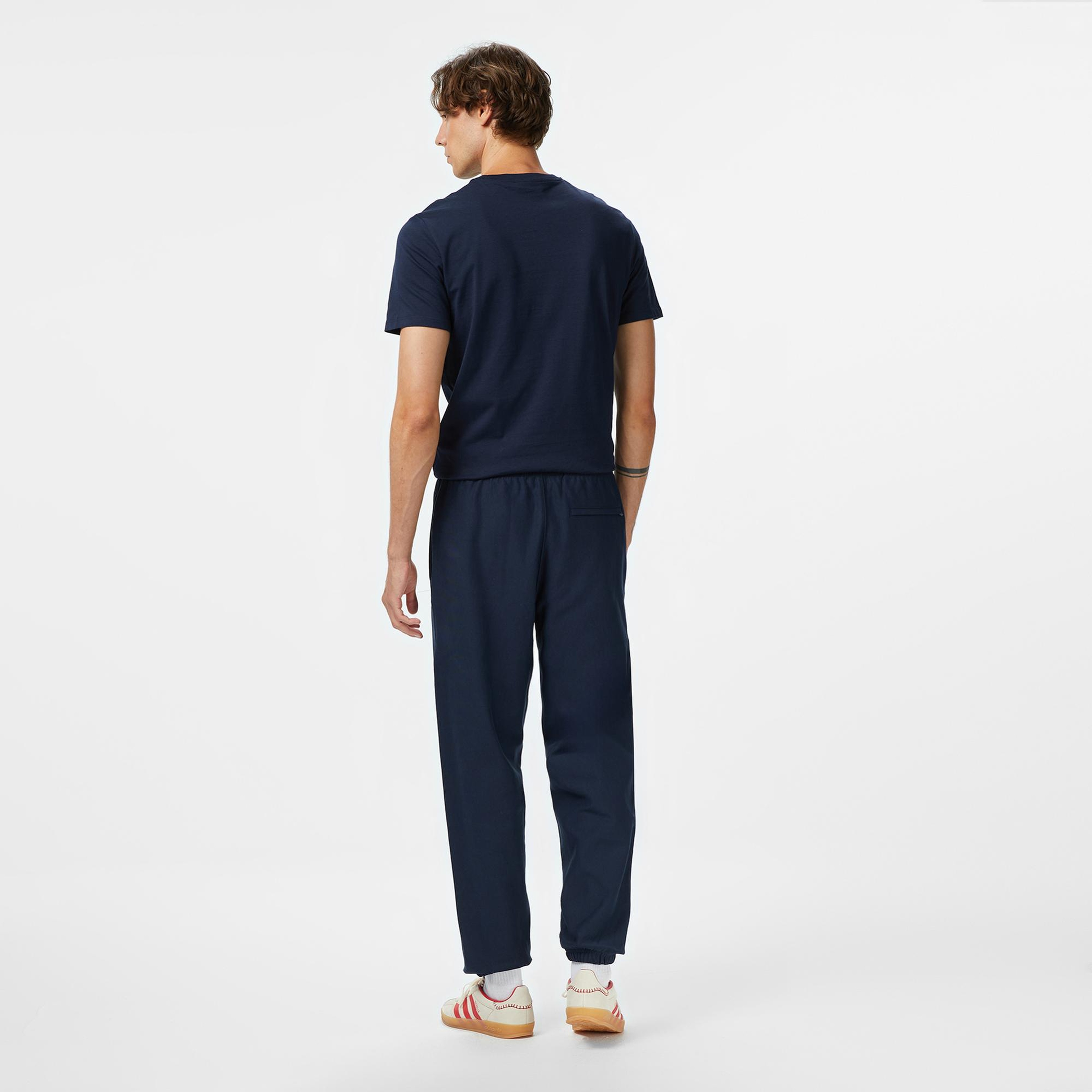 Calvin Klein Premium Terry Monogram Jogger Erkek Lacivert Eşofman Altı