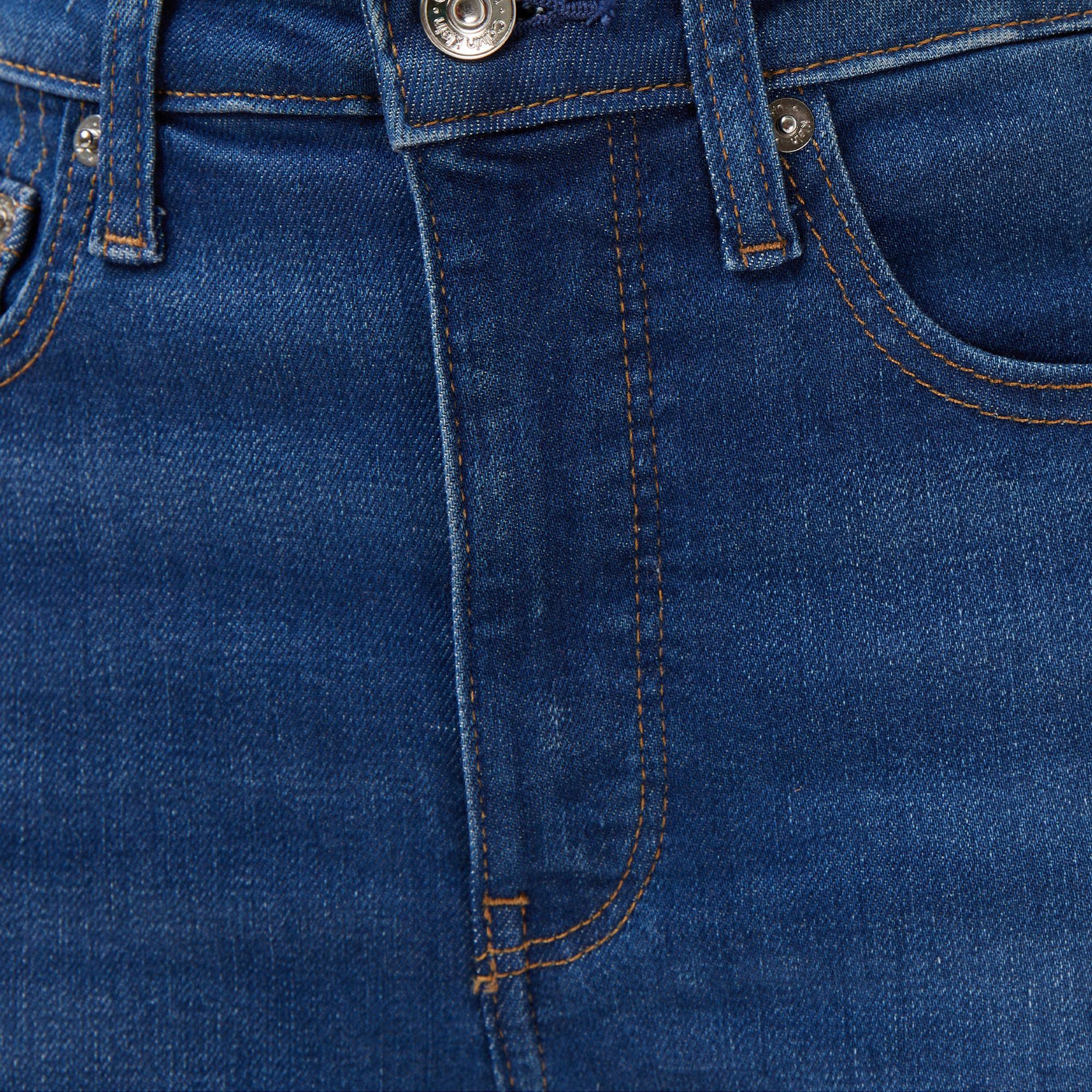 Calvin Klein High Rise Skinny Ankle Kadın Mavi Jean