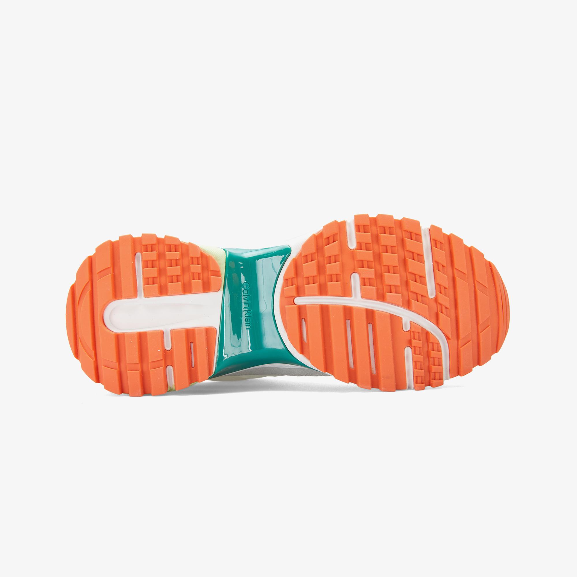 Calvin Klein Hike Runner Nylon Mix Kadın Beyaz Sneaker