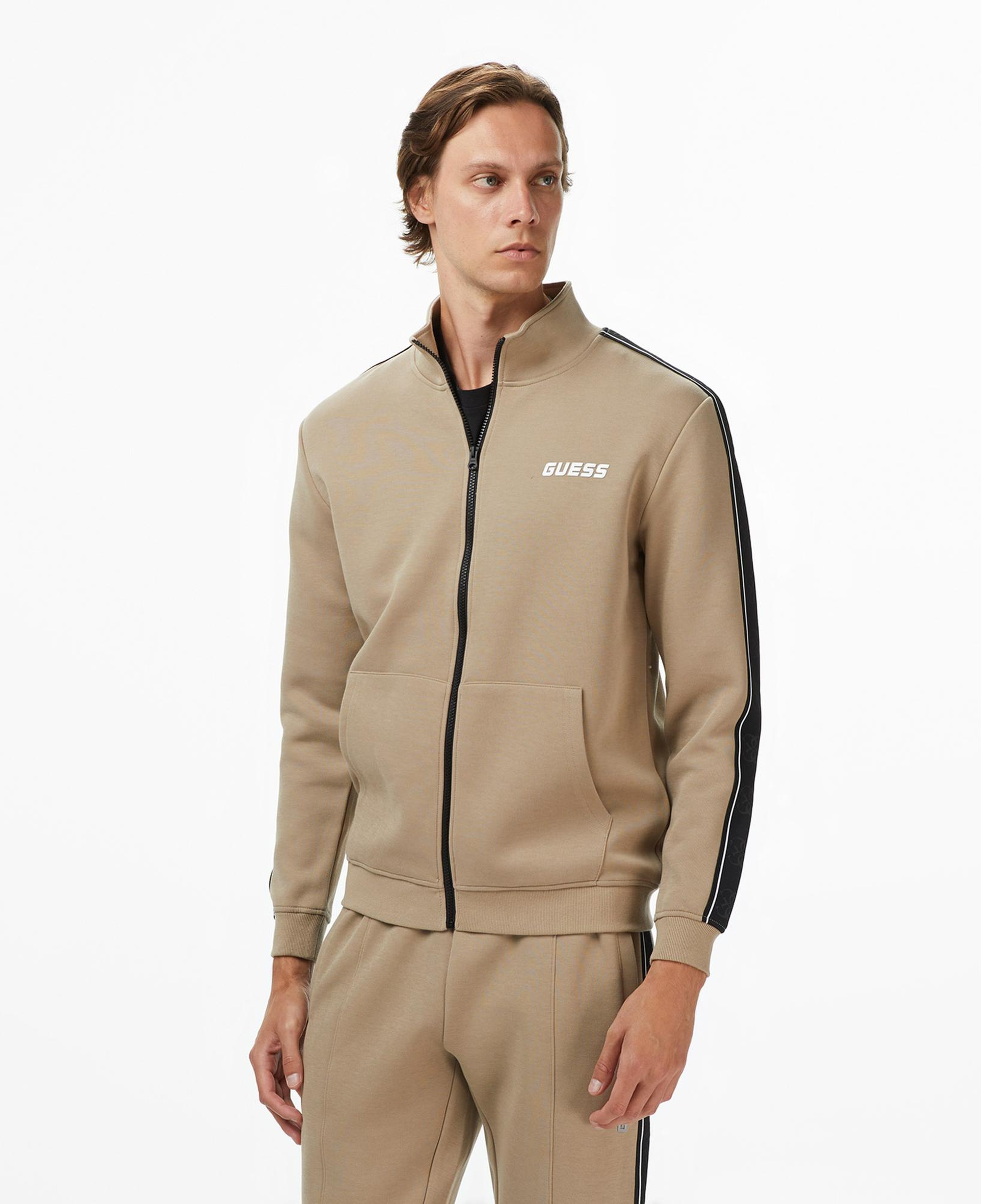 Guess Mickey Erkek Bej Sweatshirt