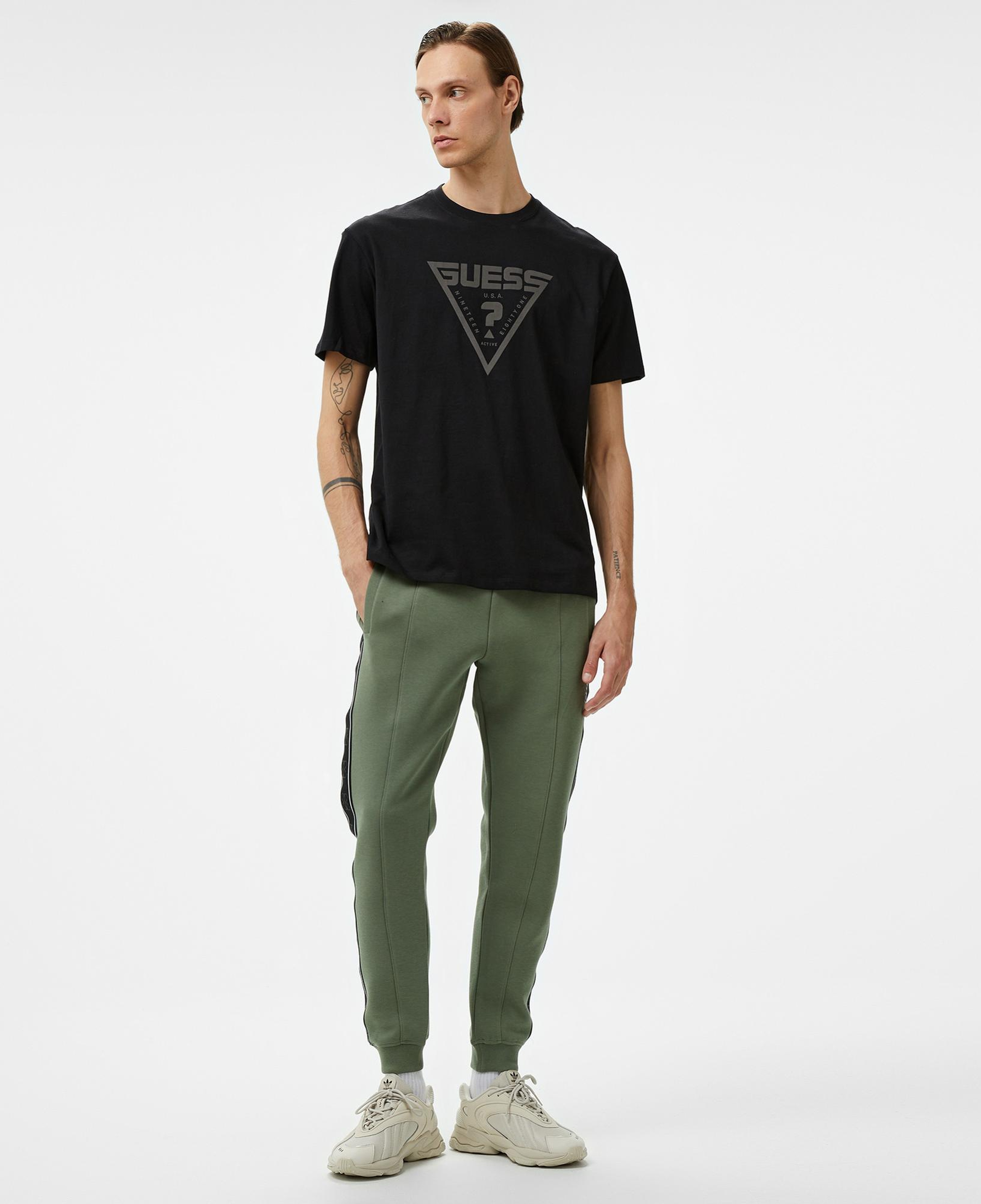 Guess Azha Erkek Siyah T-Shirt