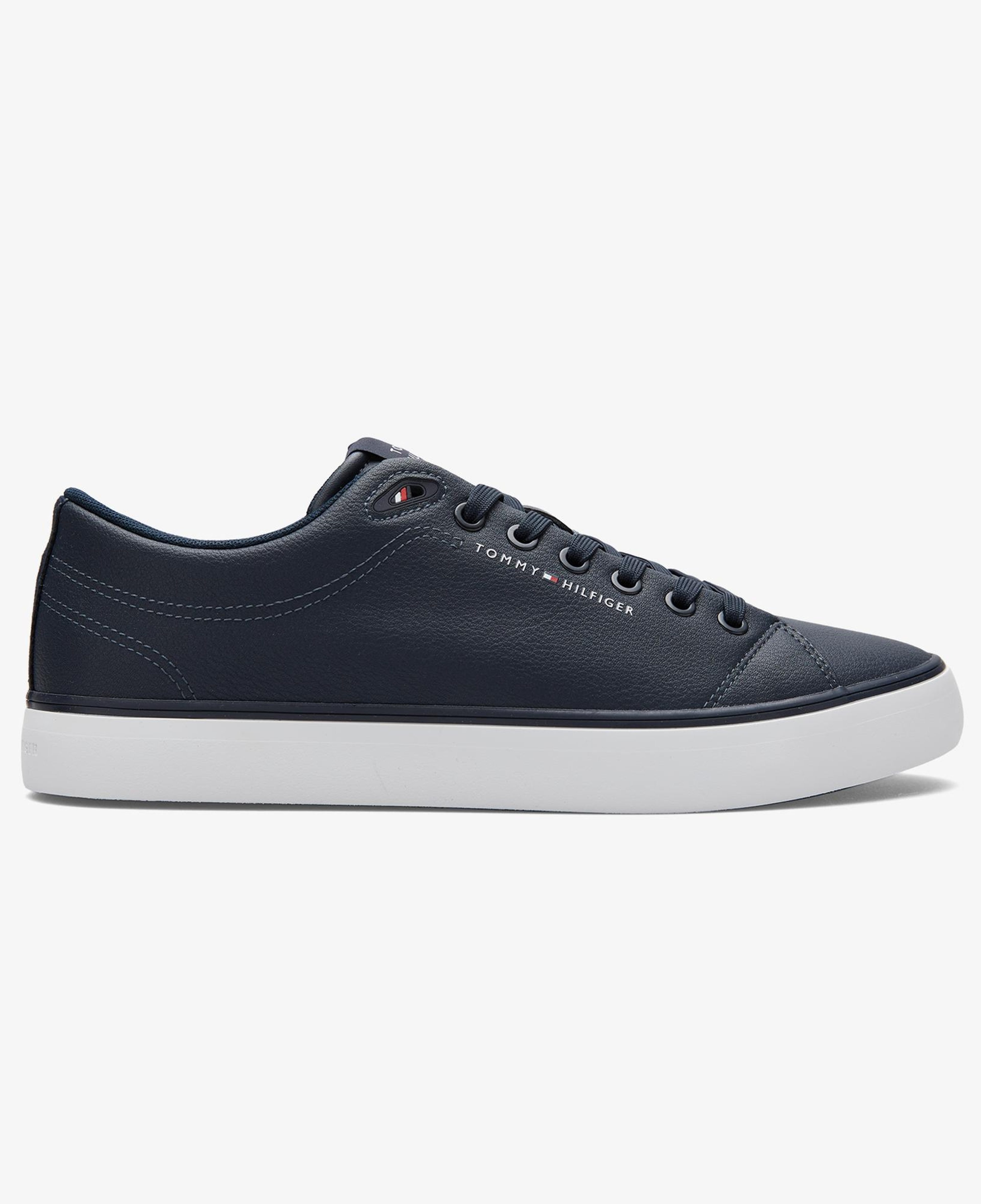 Tommy Hilfiger Hi Vulc Erkek Lacivert Sneaker