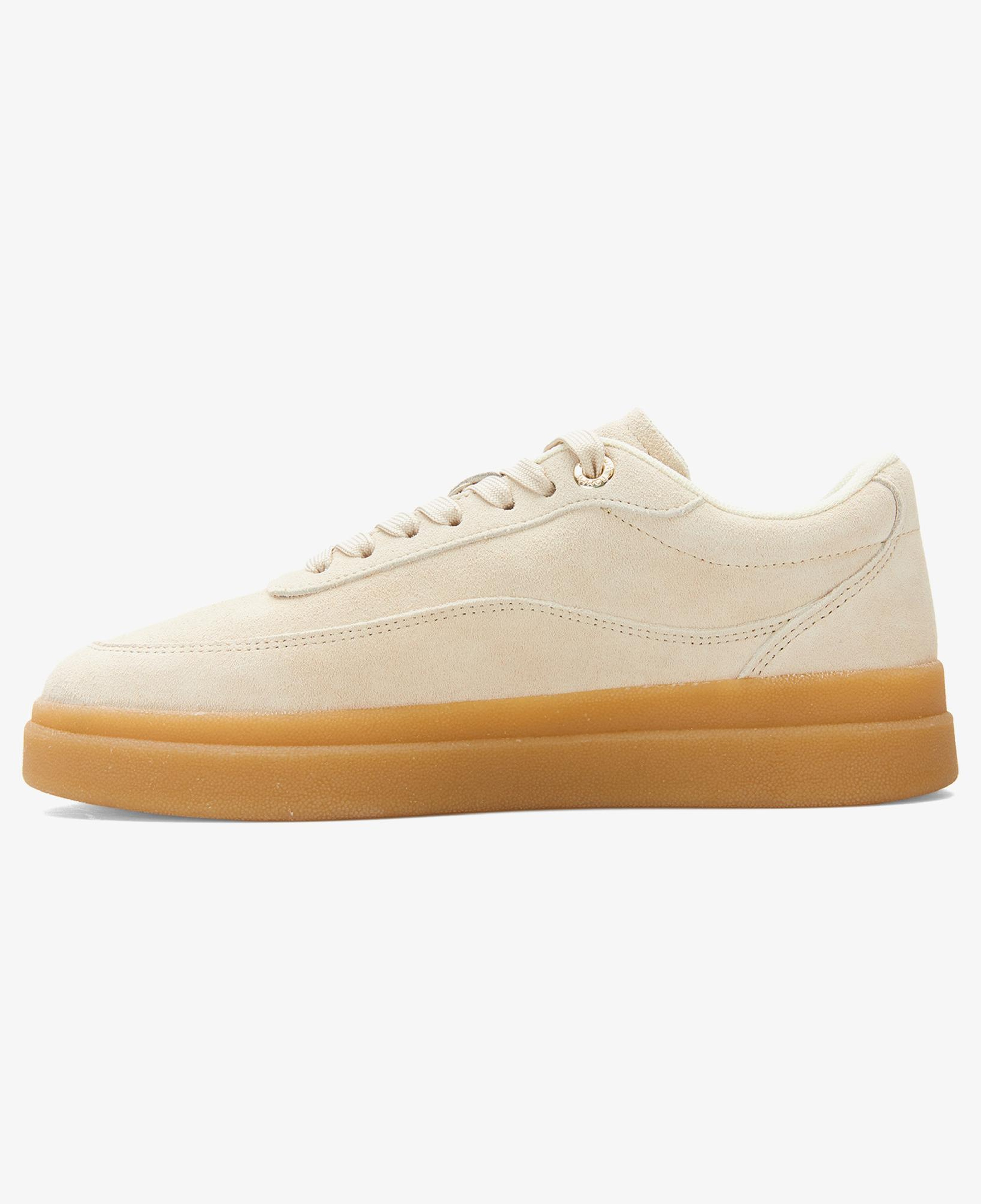 Tommy Hilfiger Modern Court Suede Kadın Bej Sneaker