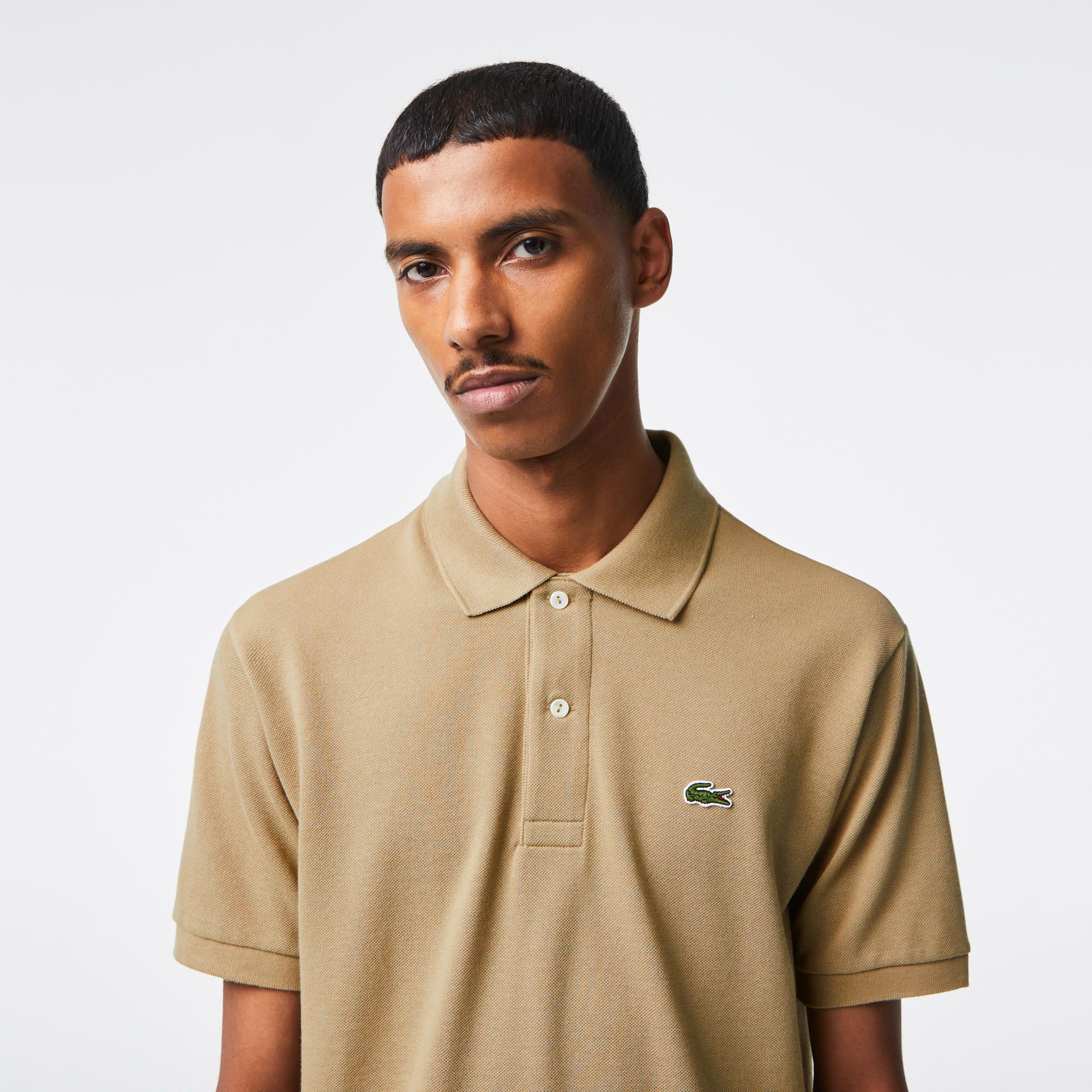 Lacoste Classic Fit Erkek Kahverengi Polo