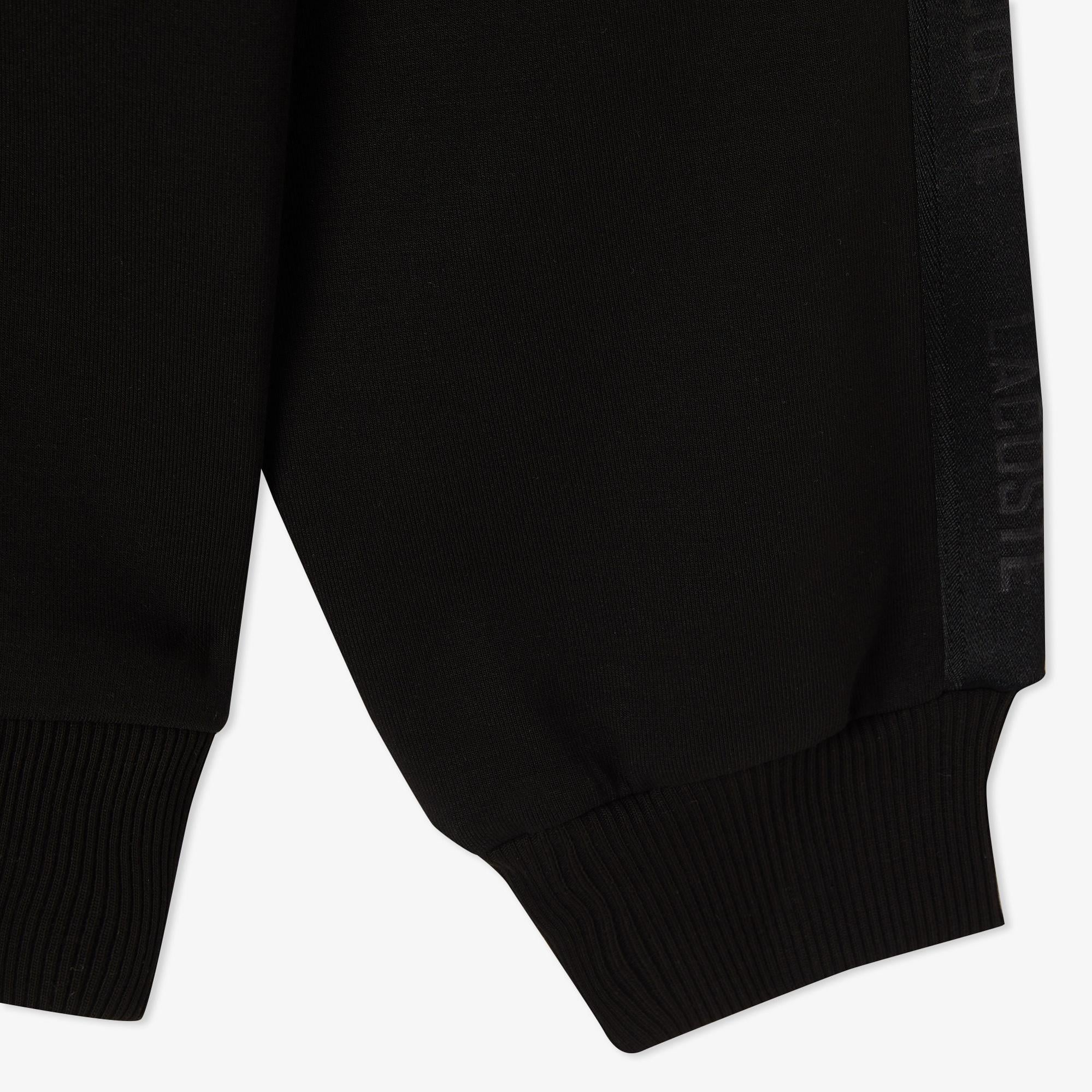 Lacoste Erkek Relaxed Fit Bisiklet Yaka Siyah Sweatshirt