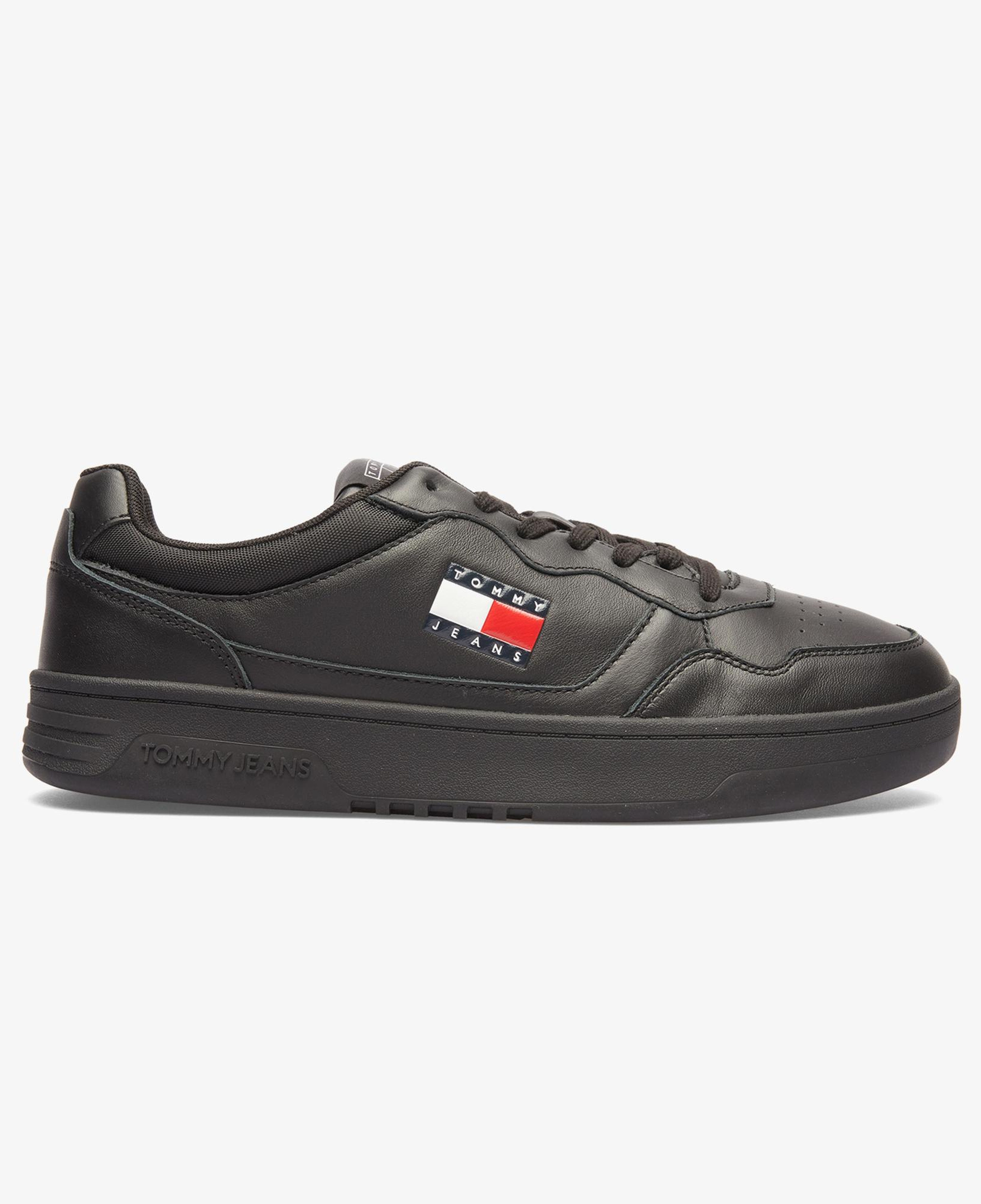 Tommy Hilfiger Cupsole Erkek Siyah Sneaker