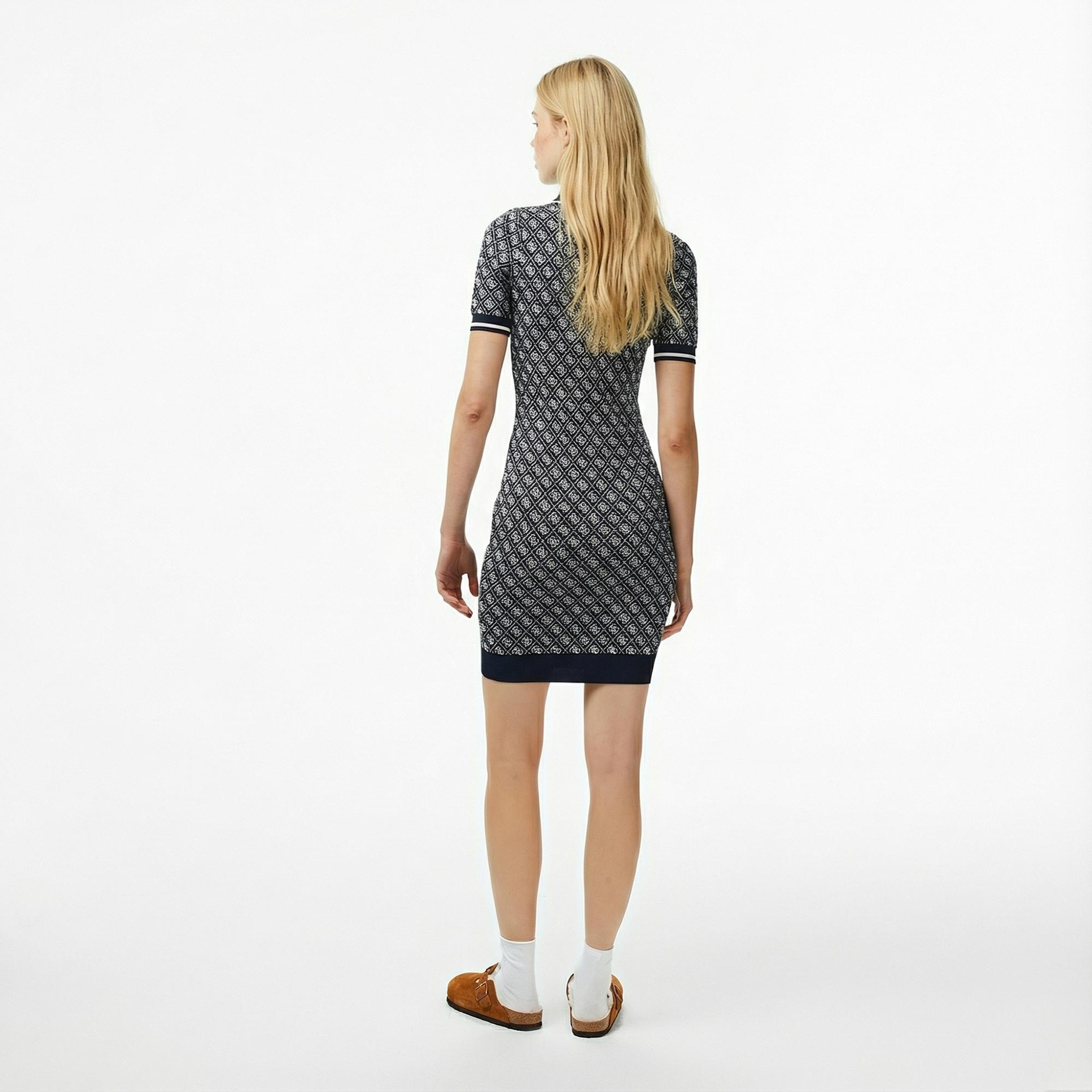 Guess Lise Kadın Mavi Elbise