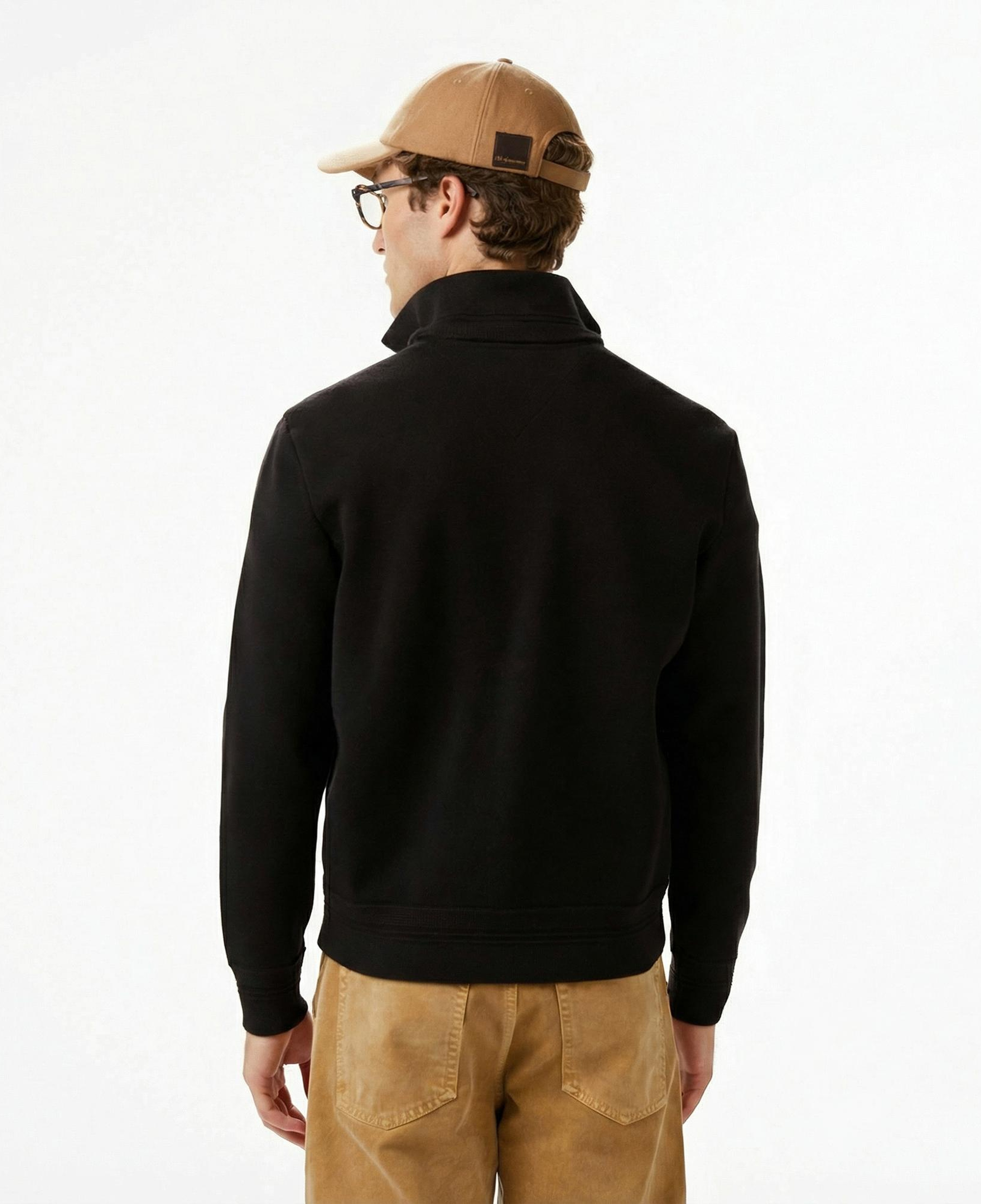 Tommy Hilfiger Mixed Media Erkek Siyah Ceket