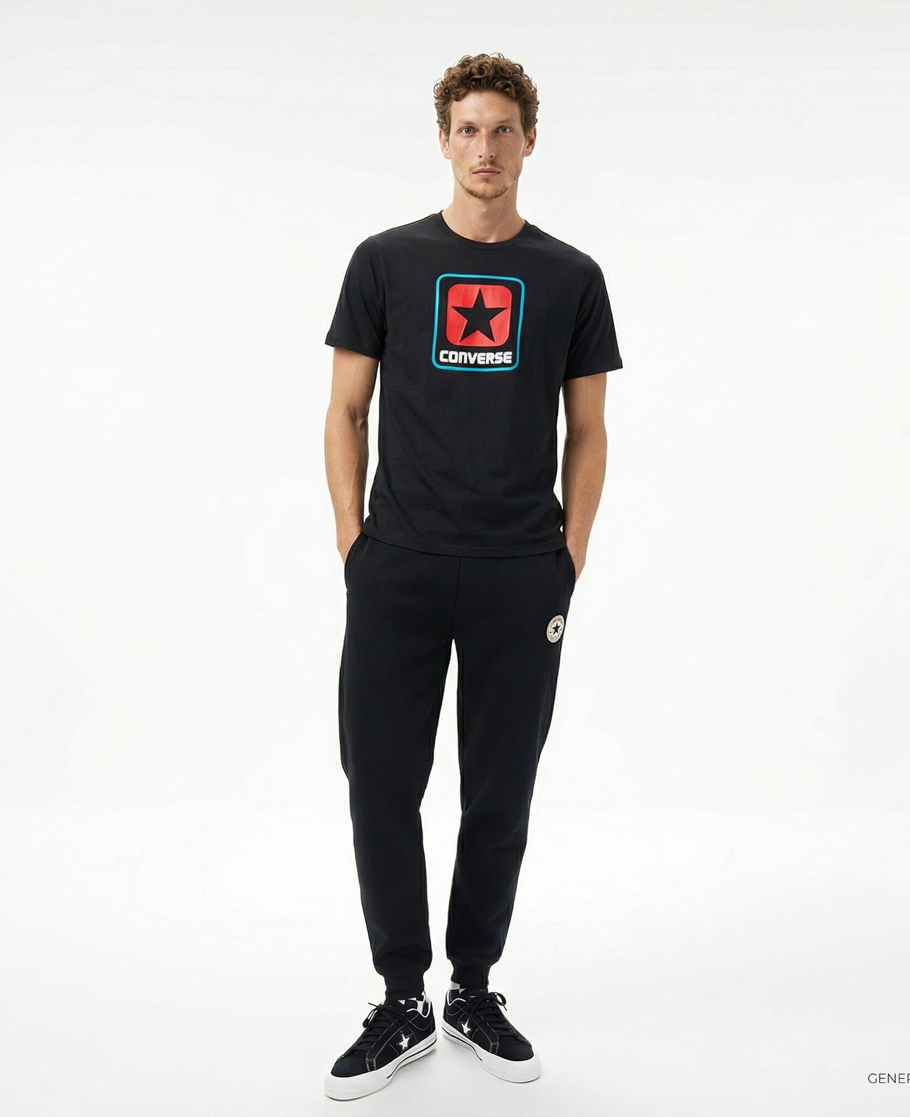 Converse Erkek Siyah T-Shirt