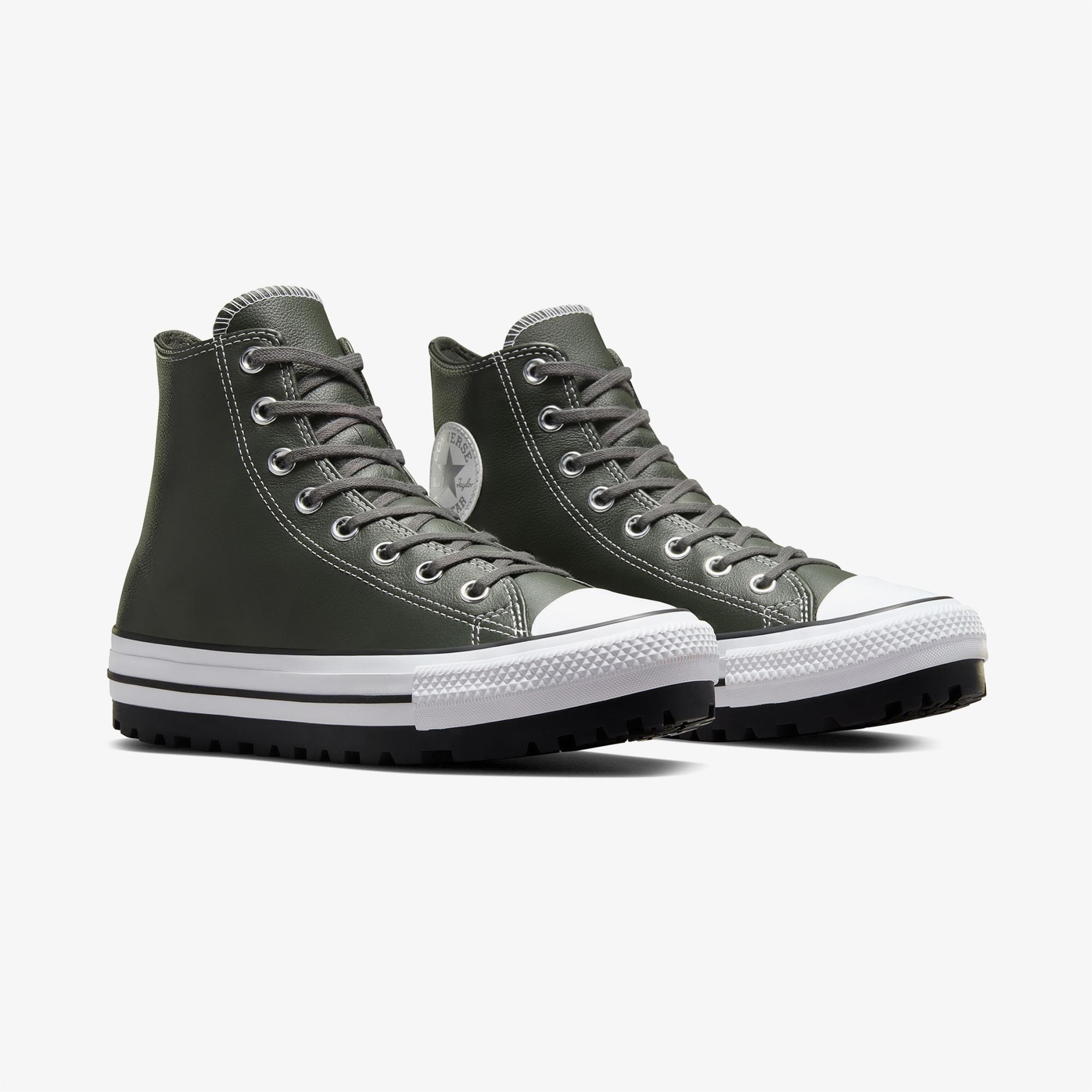 Converse Chuck Taylor All Star City Trek Unisex Yeşil Deri Bot
