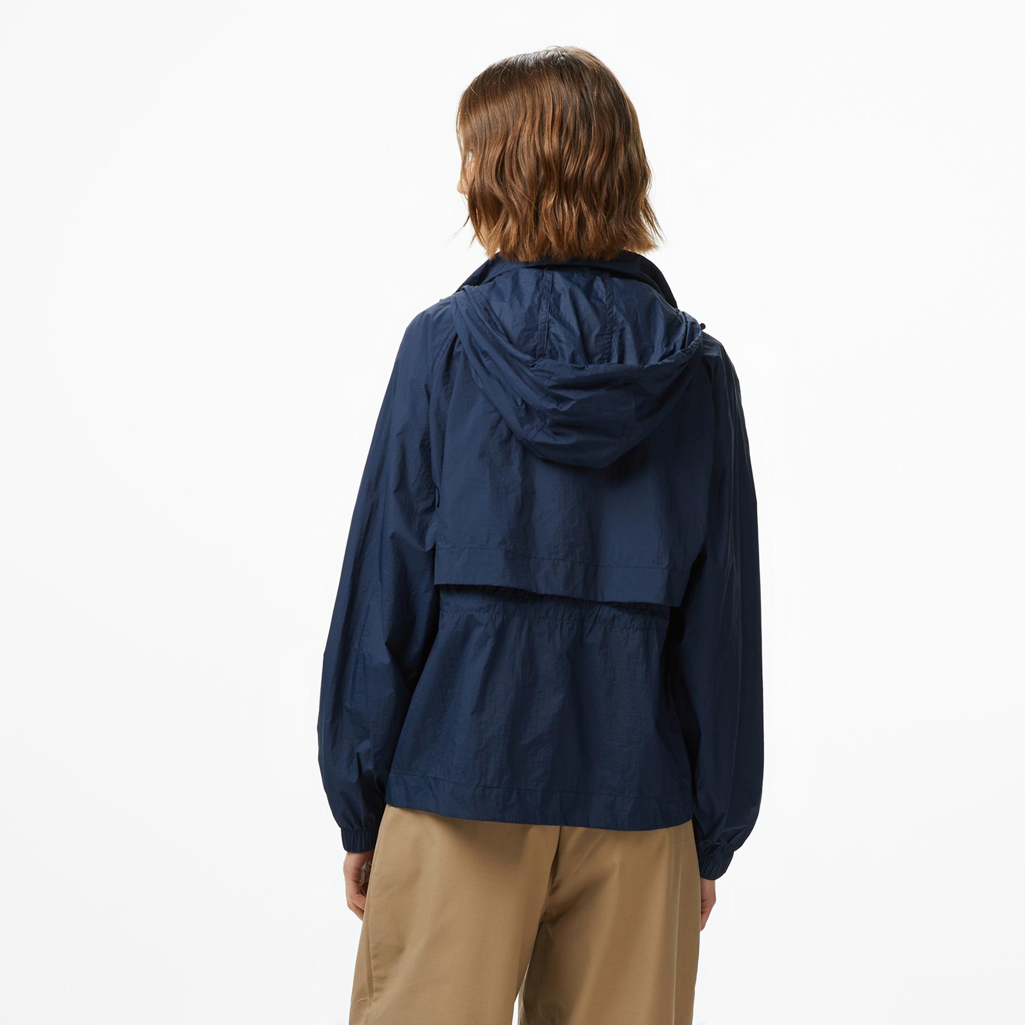 Tommy Hilfiger Nylon Packable Kadın Lacivert Ceket