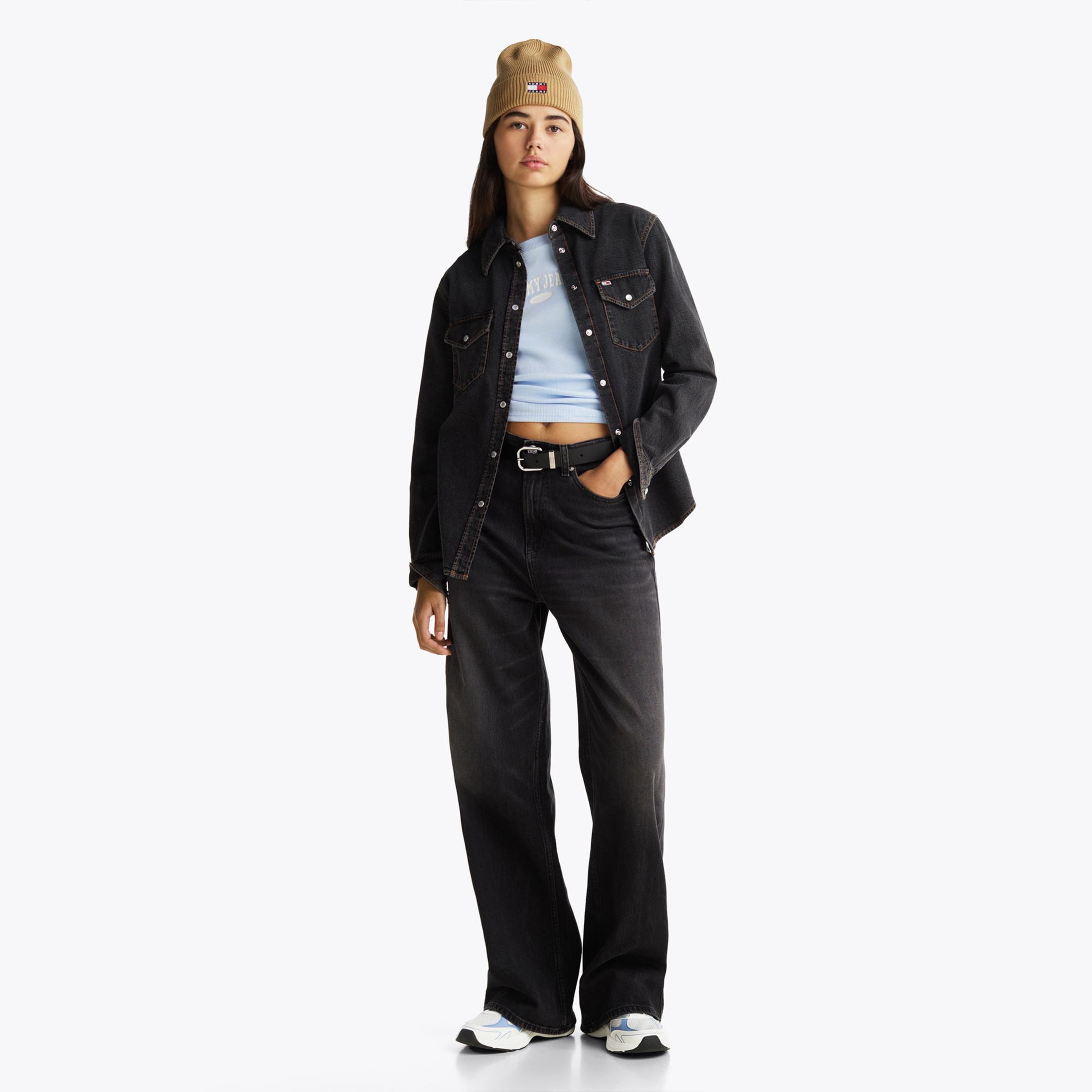 Tommy Hilfiger The Coney Metallic Kadın Mavi Spor Ayakkabı