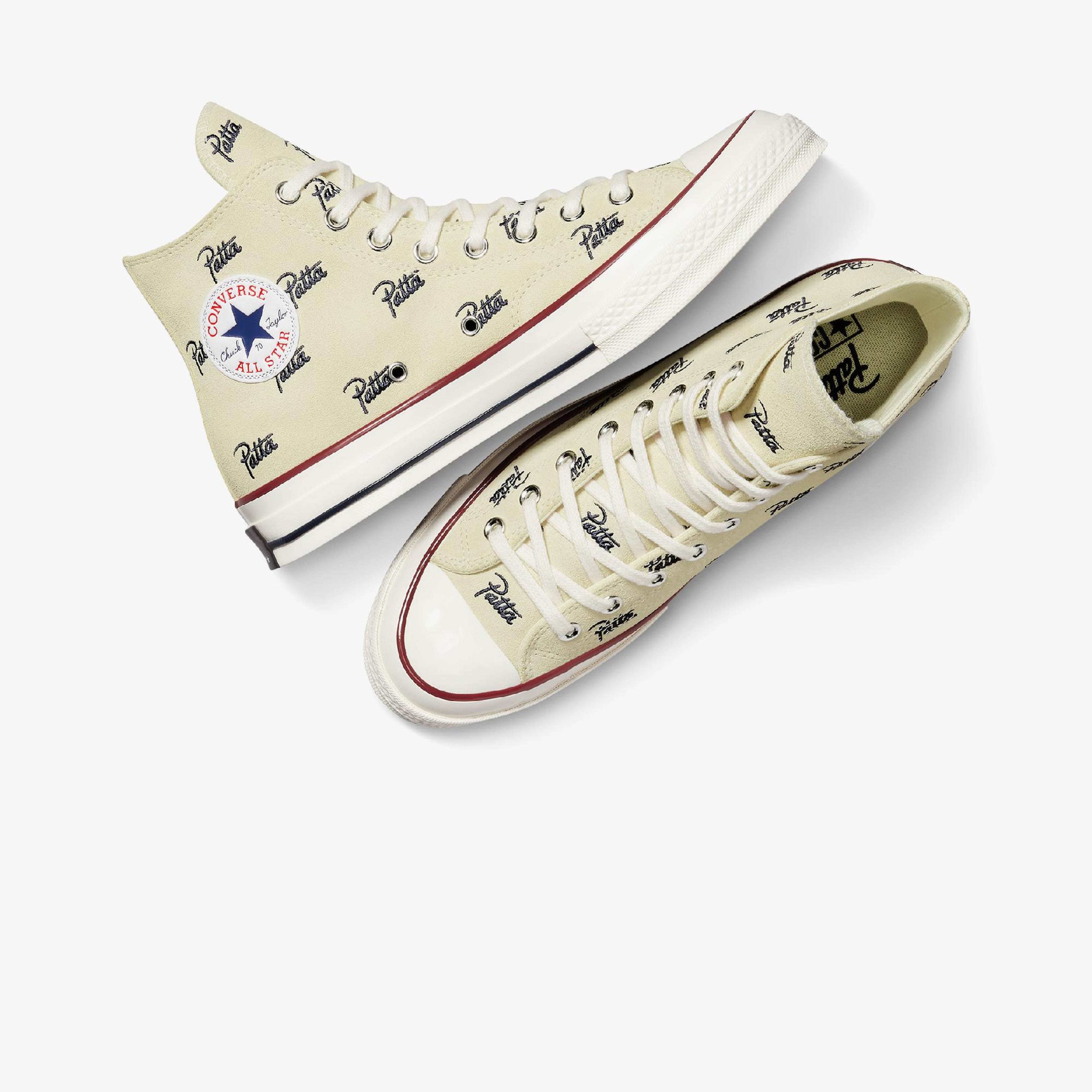 Converse X Patta Chuck 70 Unisex Krem Bilekli Sneaker