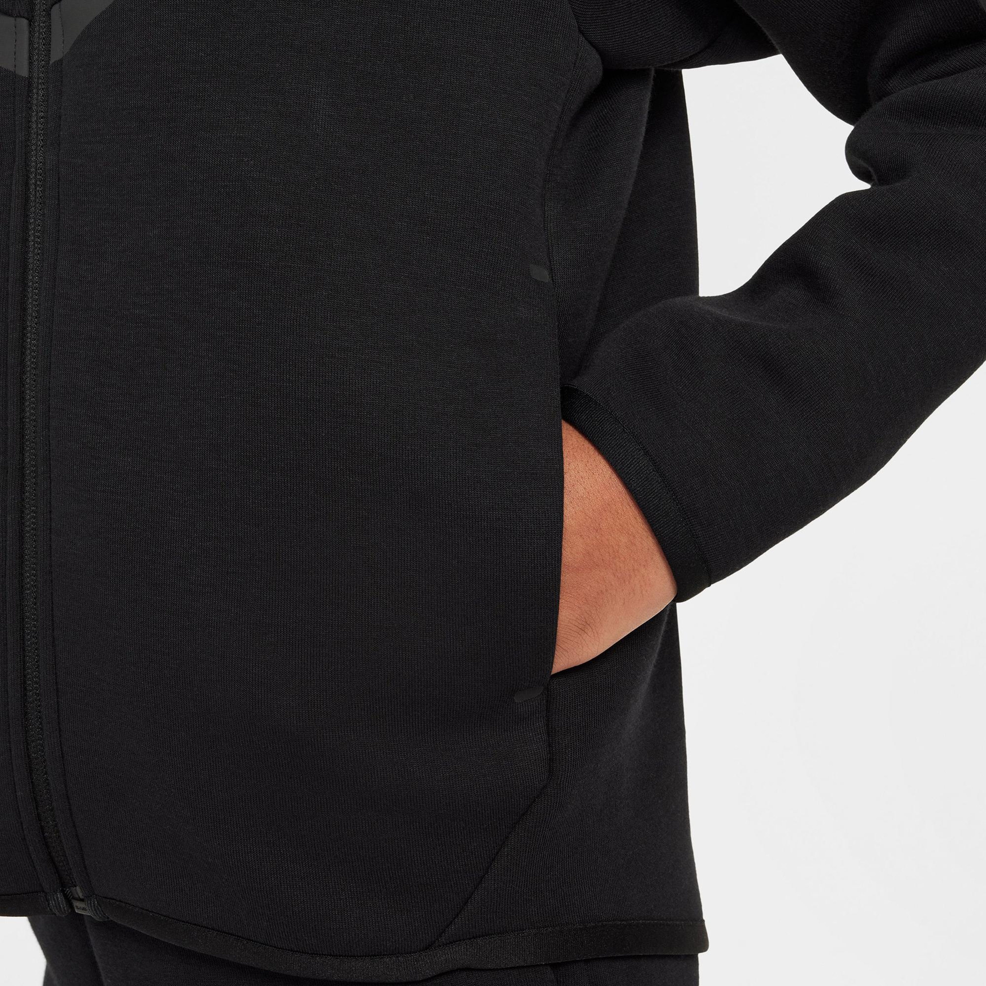 Nike Sportswear Tech Fleece Çocuk Siyah Hoodie