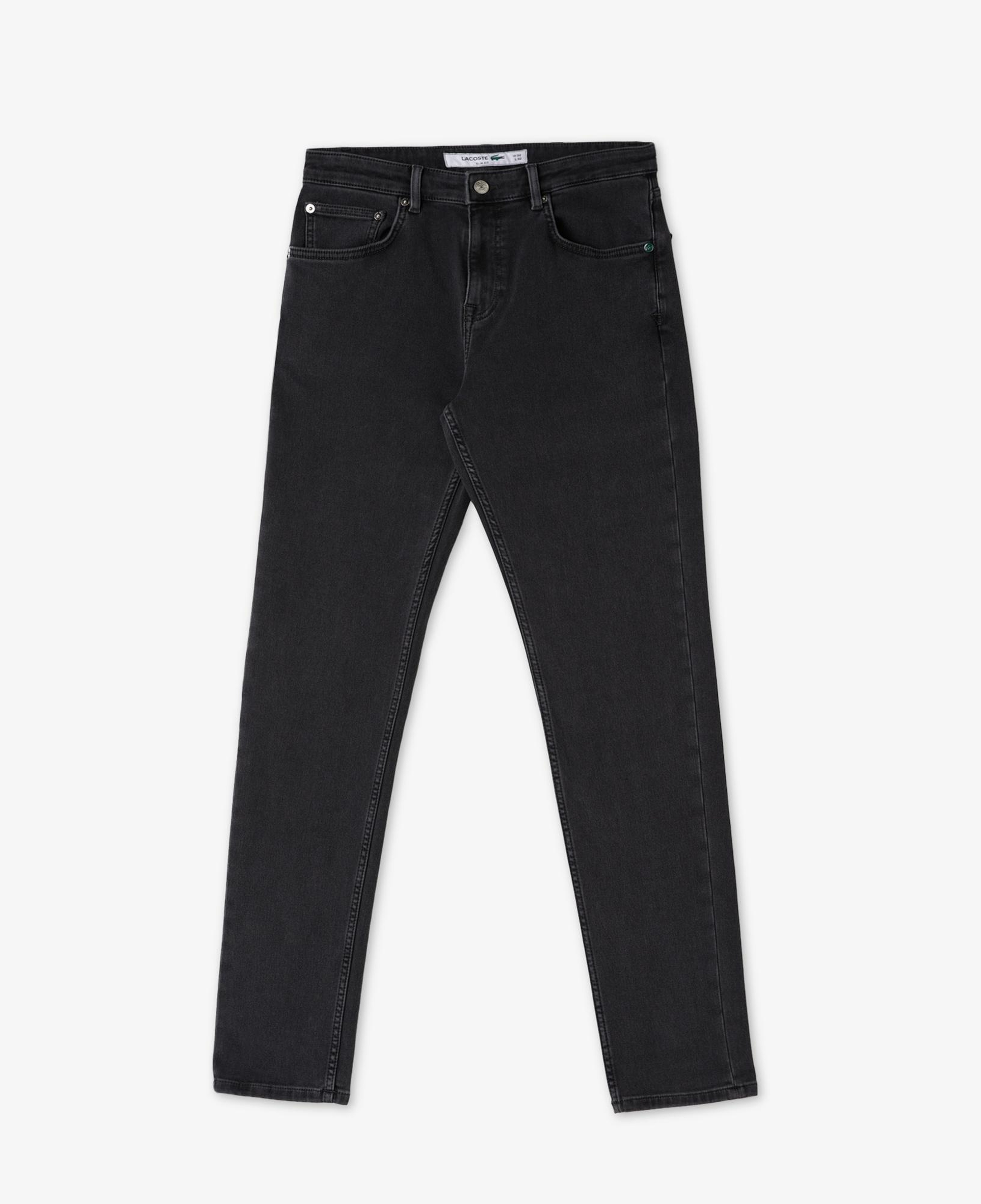 Lacoste Erkek Slim Fit Gri Jean Pantolon