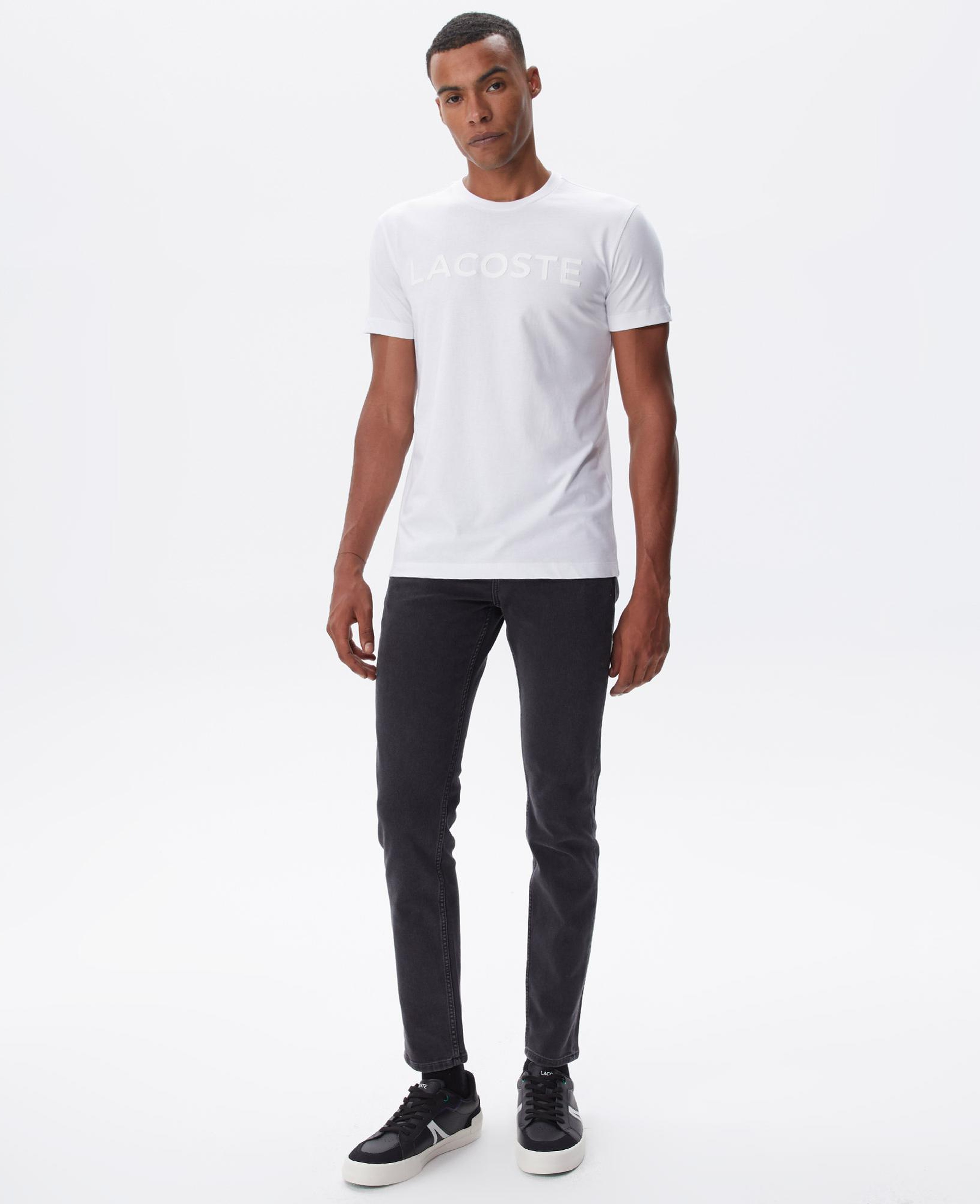 Lacoste Erkek Slim Fit Gri Jean Pantolon