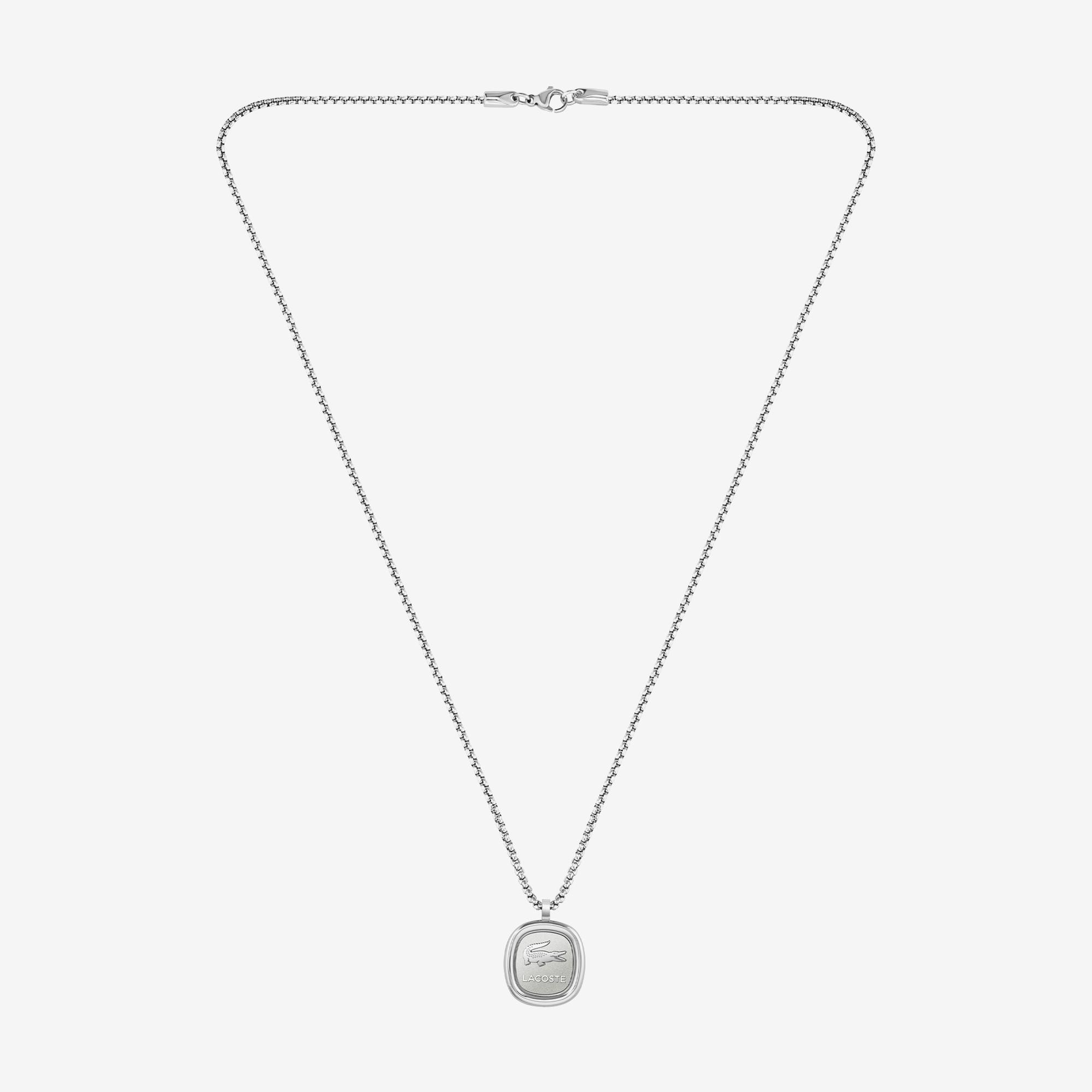 Lacoste Unisex Gri Kolye