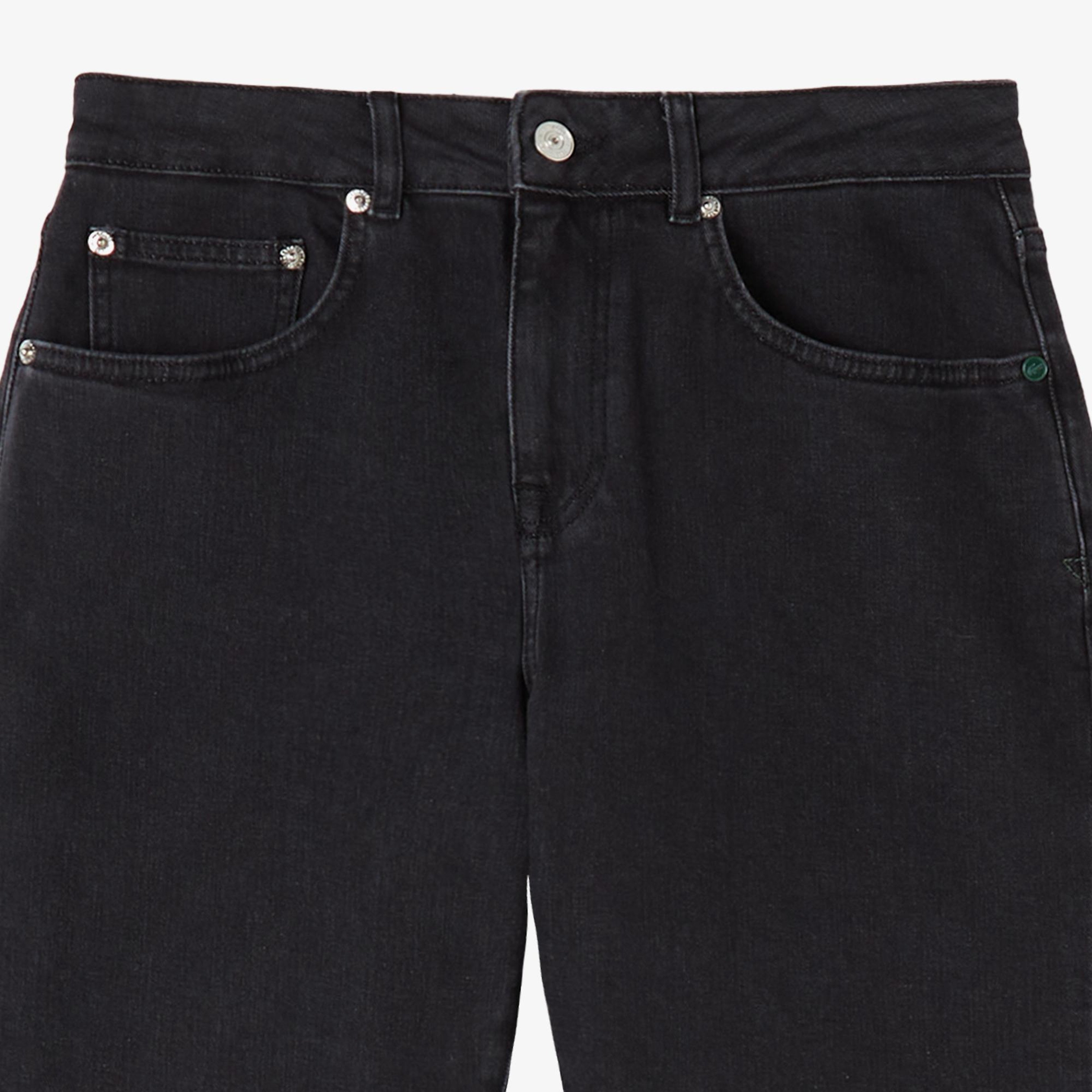 Lacoste Erkek Regular Fit Siyah Jean Pantolon