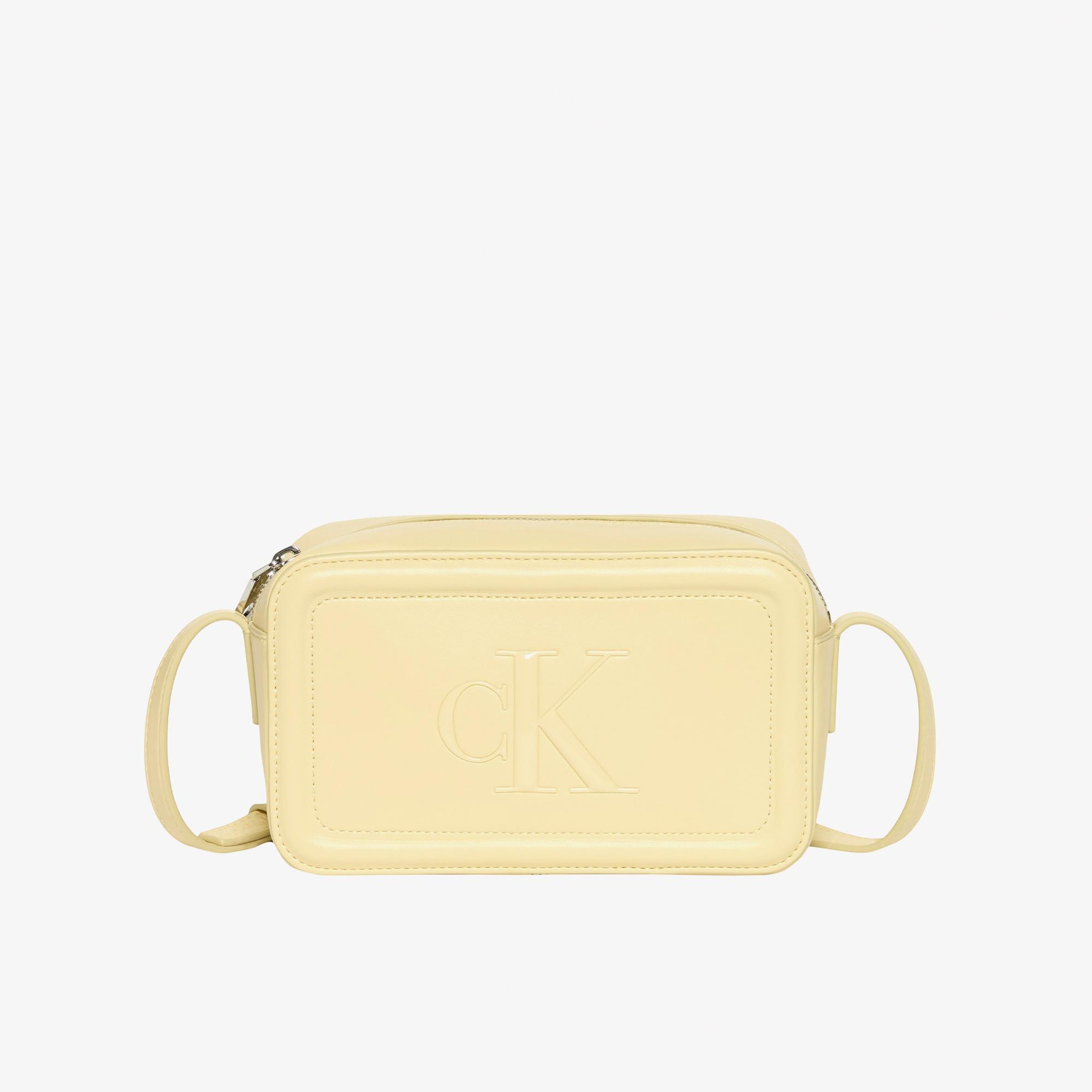 Calvin Klein Bold Camera Kadın Sarı Çapraz Çanta