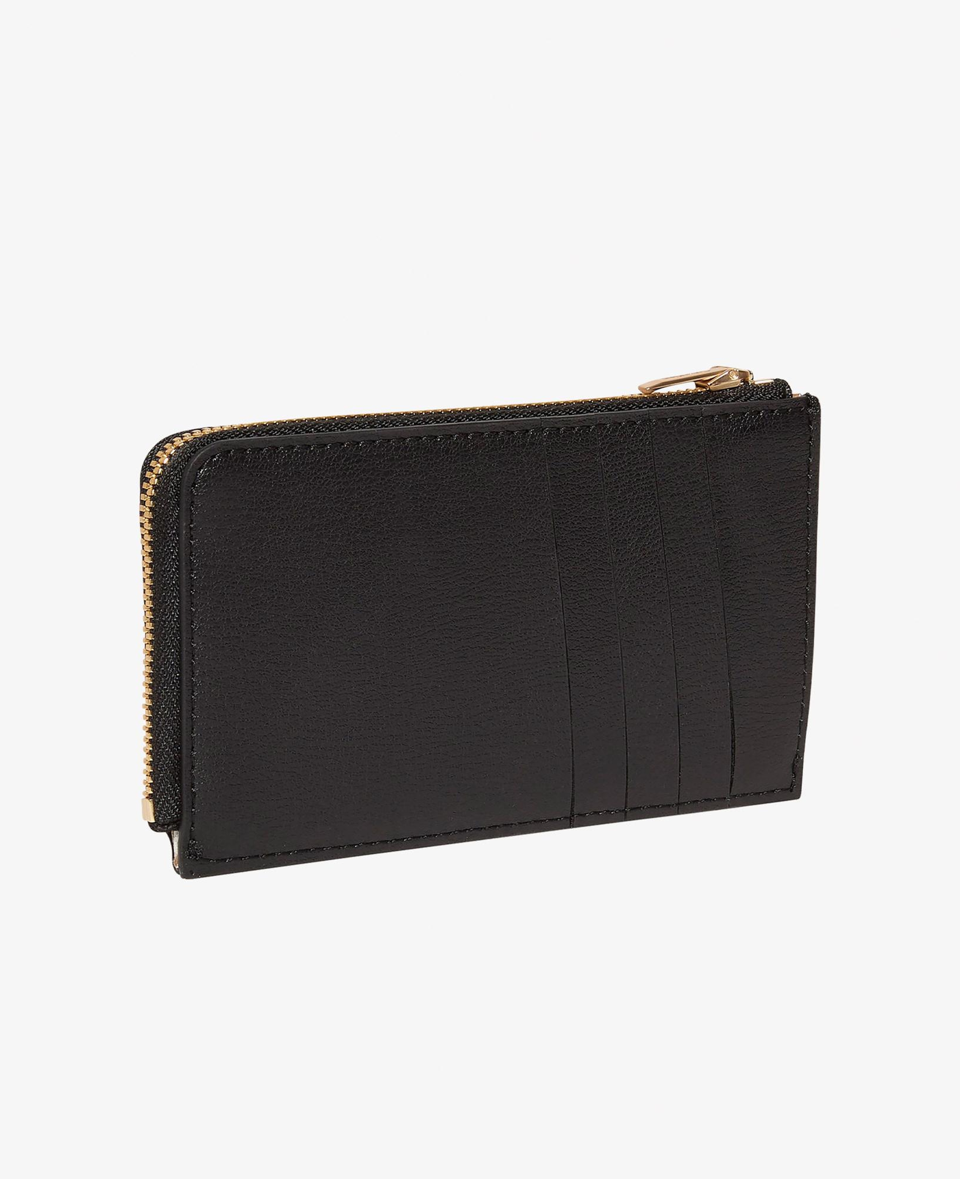 Calvin Klein Foil Logo Top Zip Kadın Siyah Kartlık