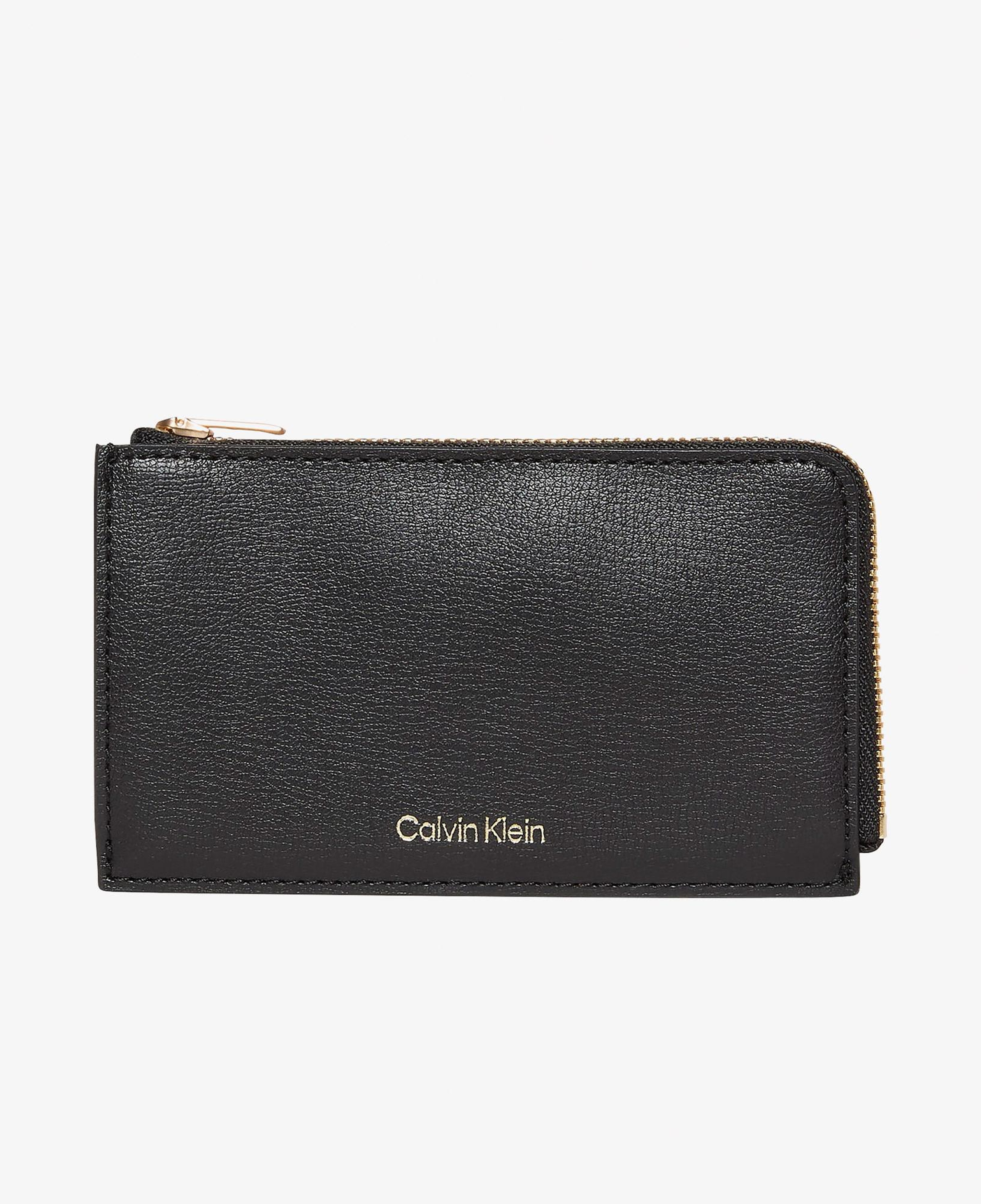 Calvin Klein Foil Logo Top Zip Kadın Siyah Kartlık