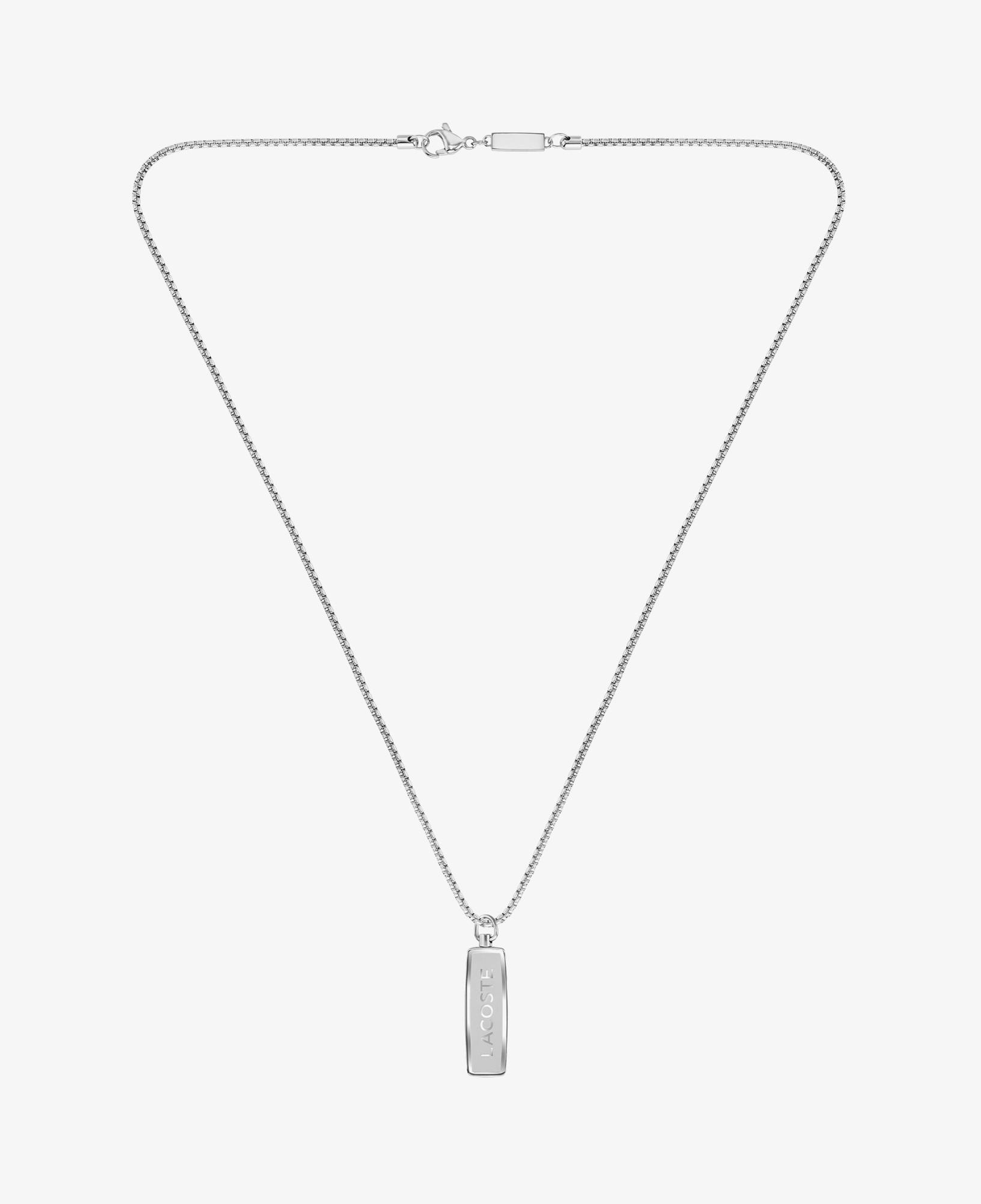 Lacoste District Erkek Gri Kolye