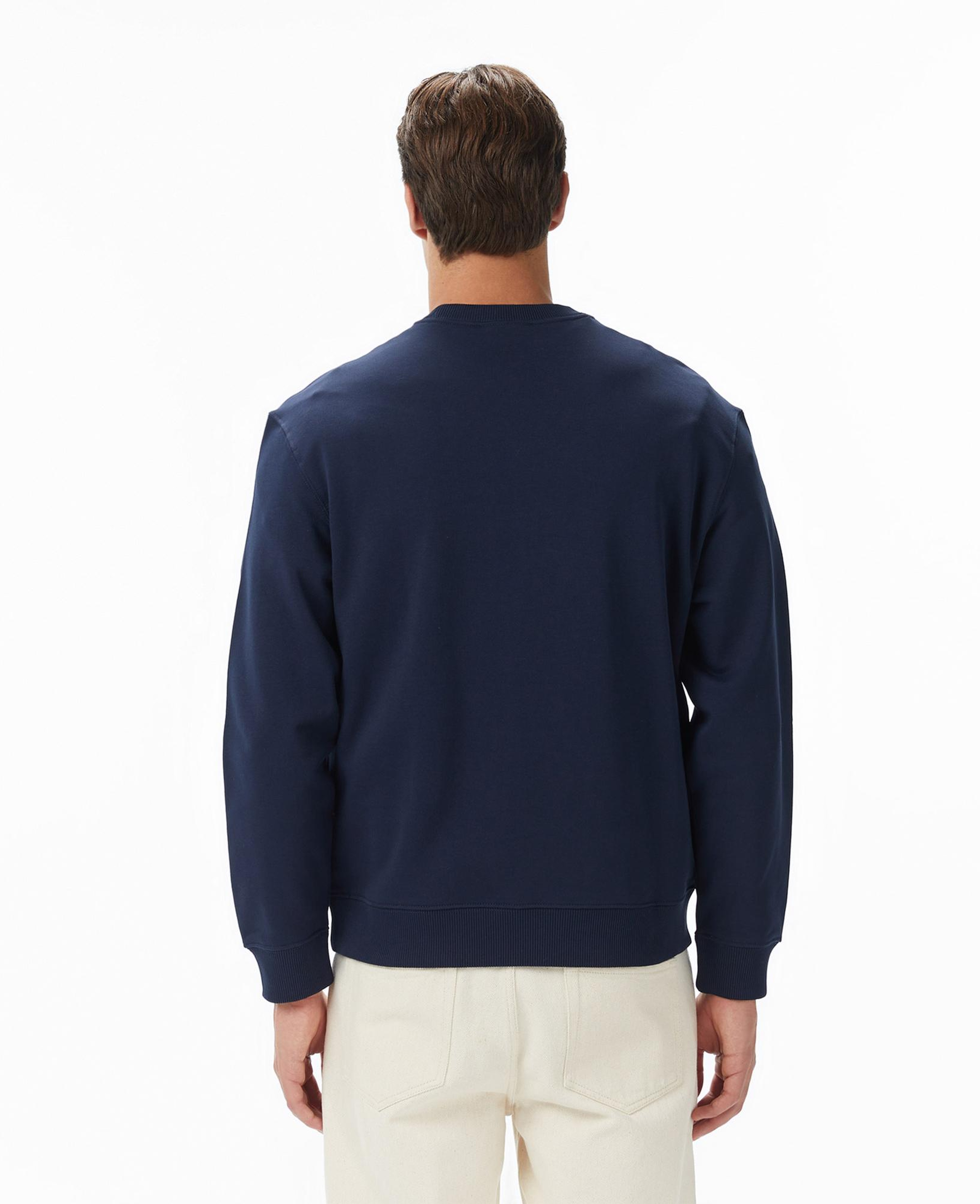 Calvin Klein Terry Monologo Erkek Lacivert Sweatshirt