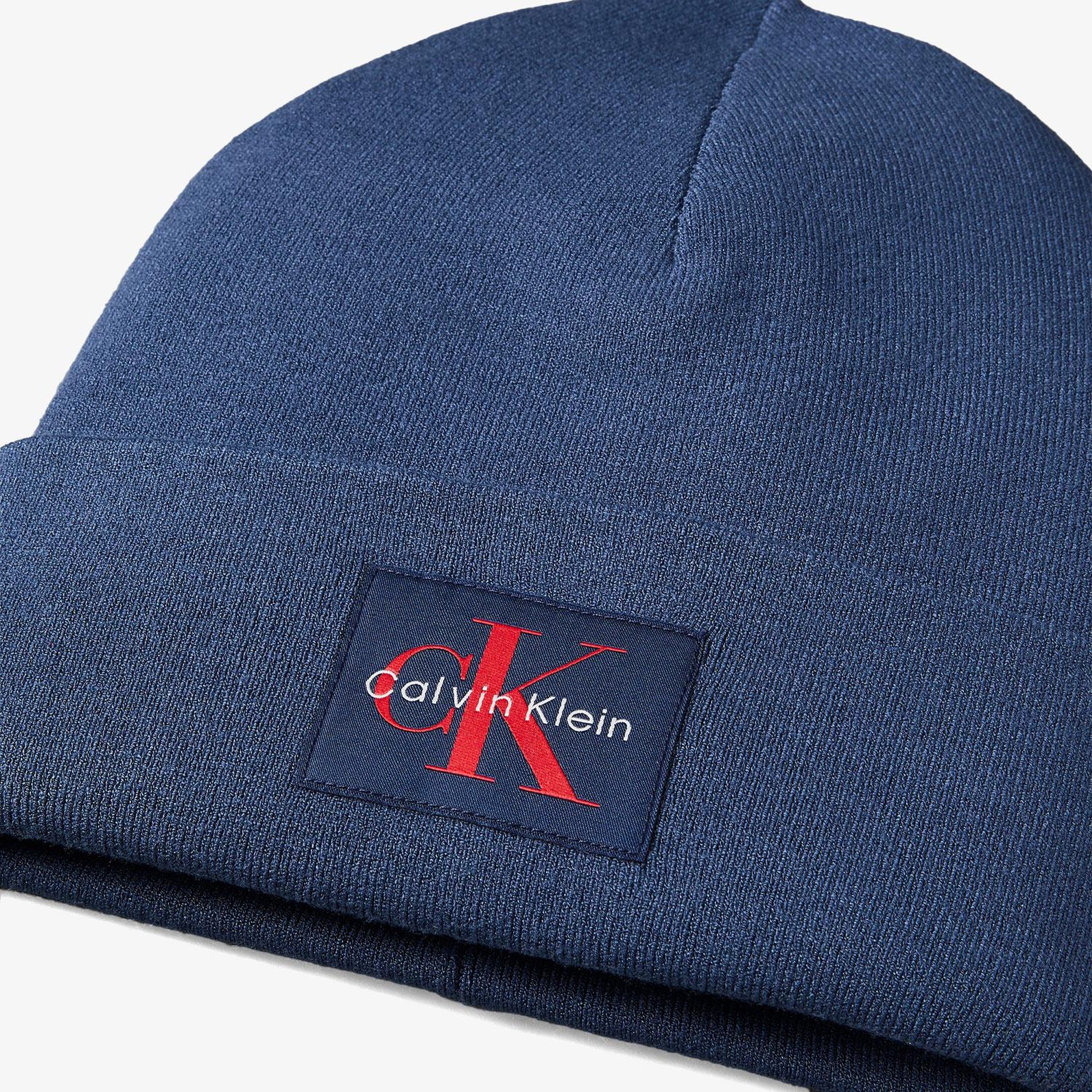 Calvin Klein Monologo Patch Erkek Lacivert Bere