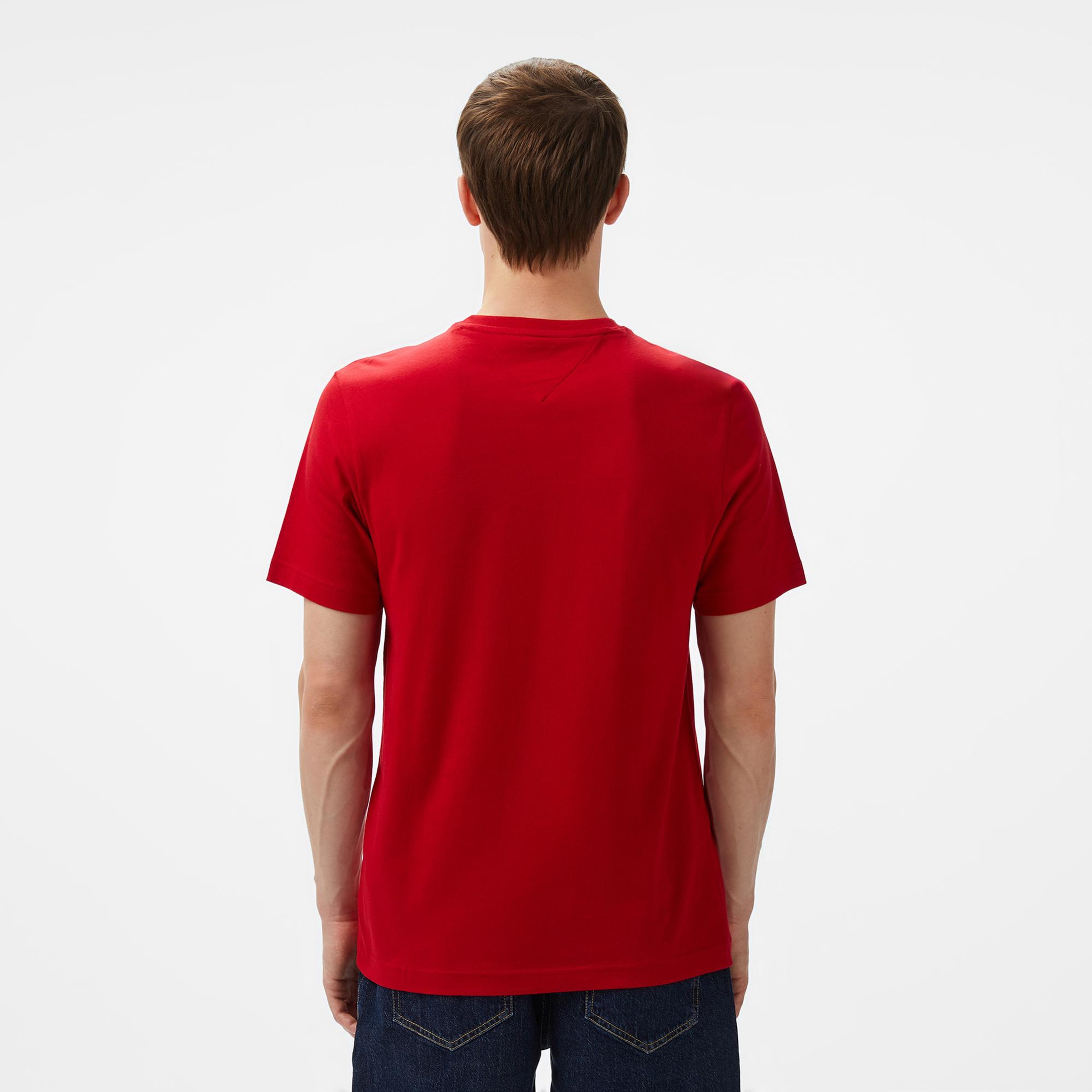 Tommy Hilfiger Brand Love Erkek Kırmızı T-Shirt