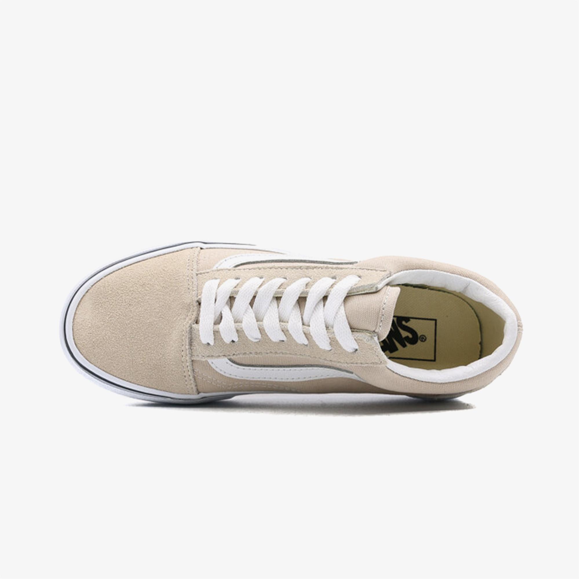 Vans Krem Vans Old Skool Unisex Sneaker