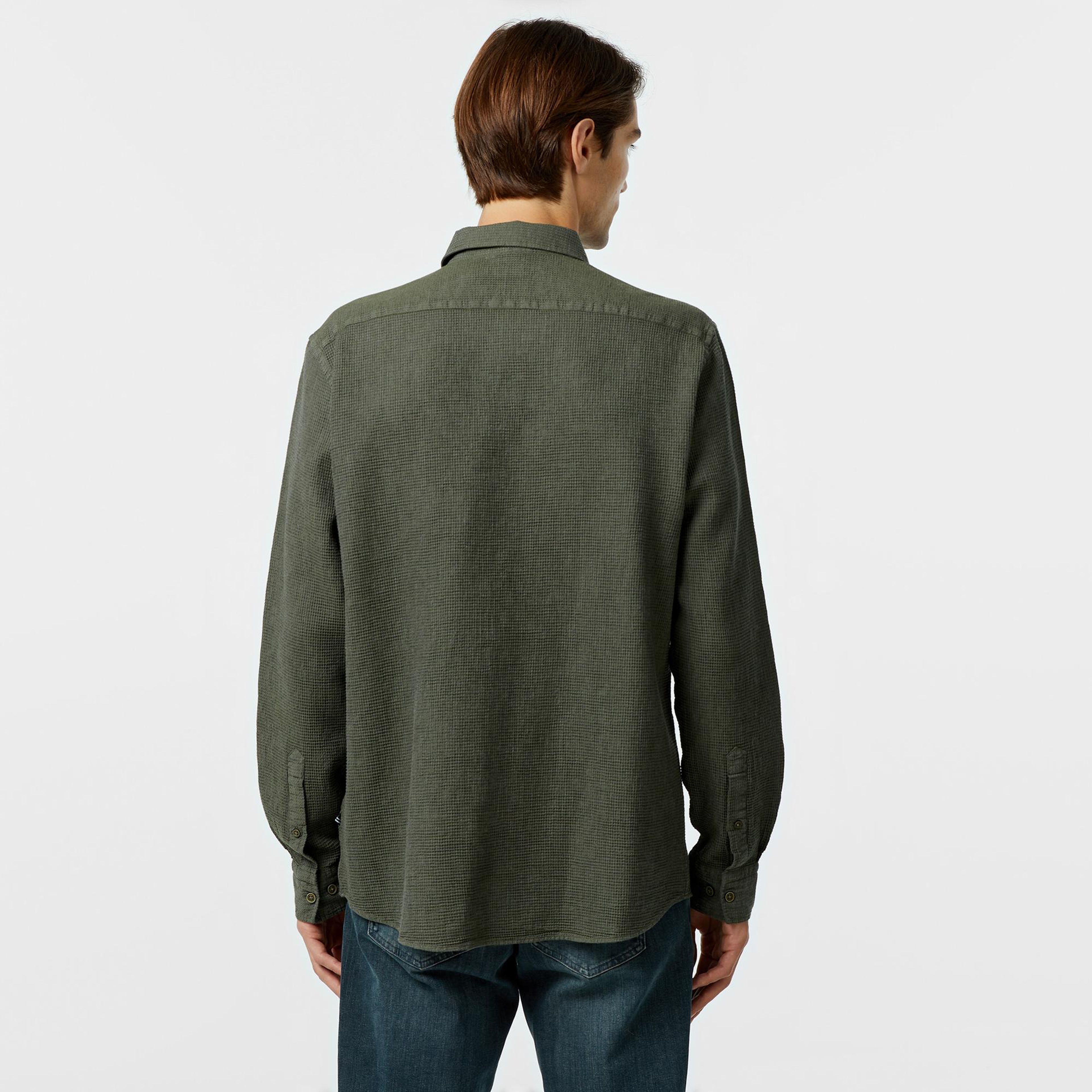 Nautica Erkek Yeşil Classic Fit Gömlek