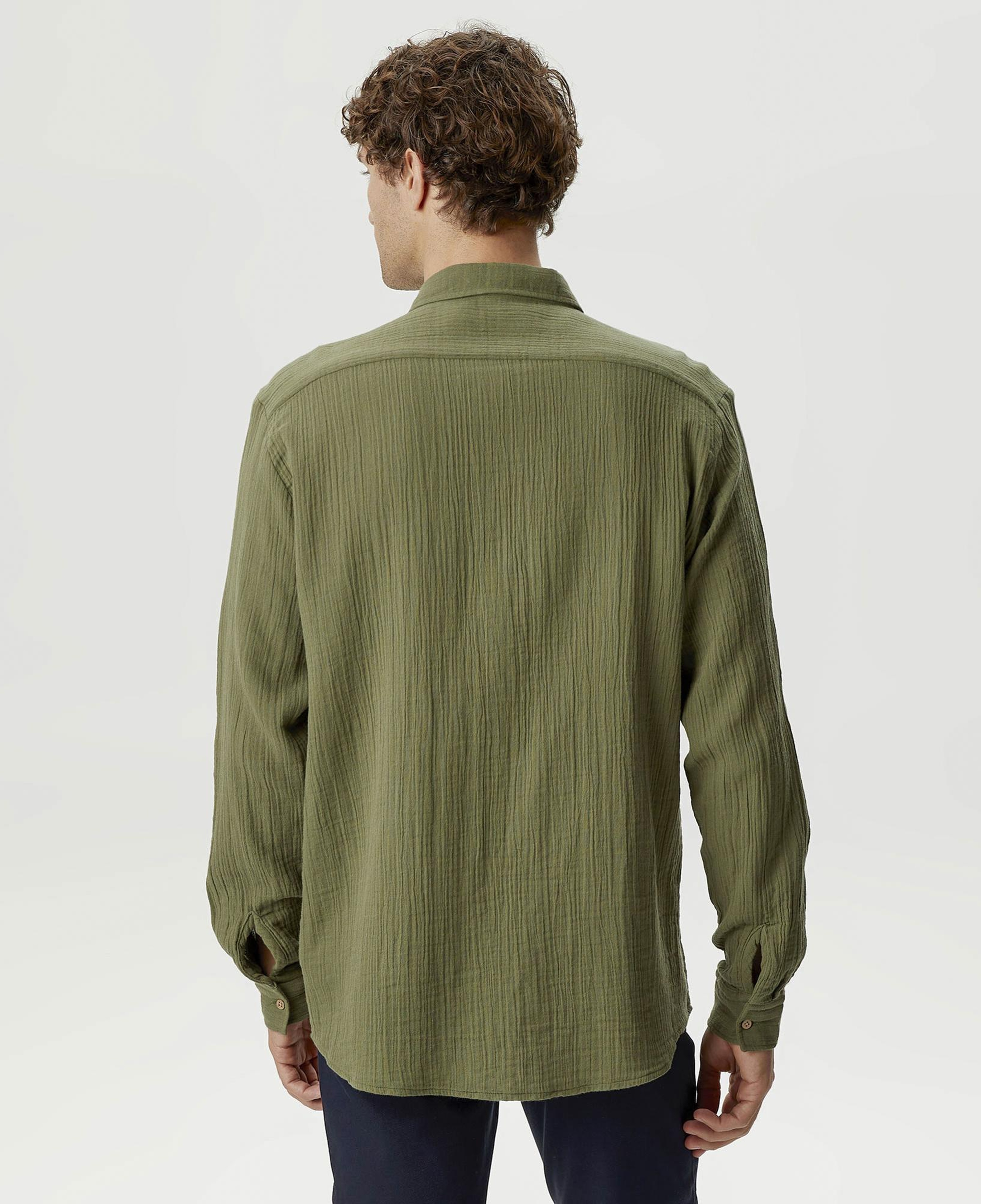 Nautica Erkek Yeşil Classic Fit Gömlek