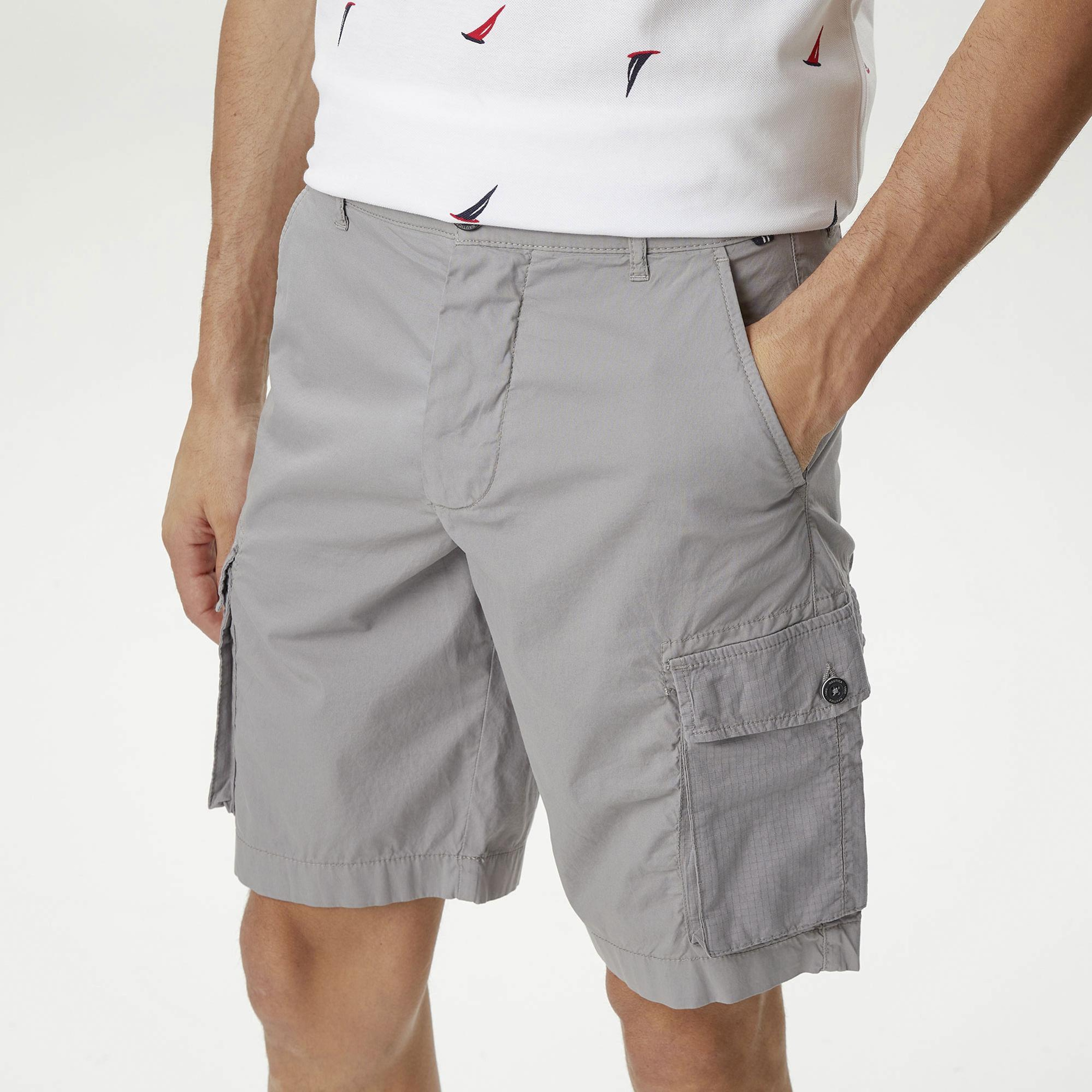 Nautica Erkek Gri Bermuda