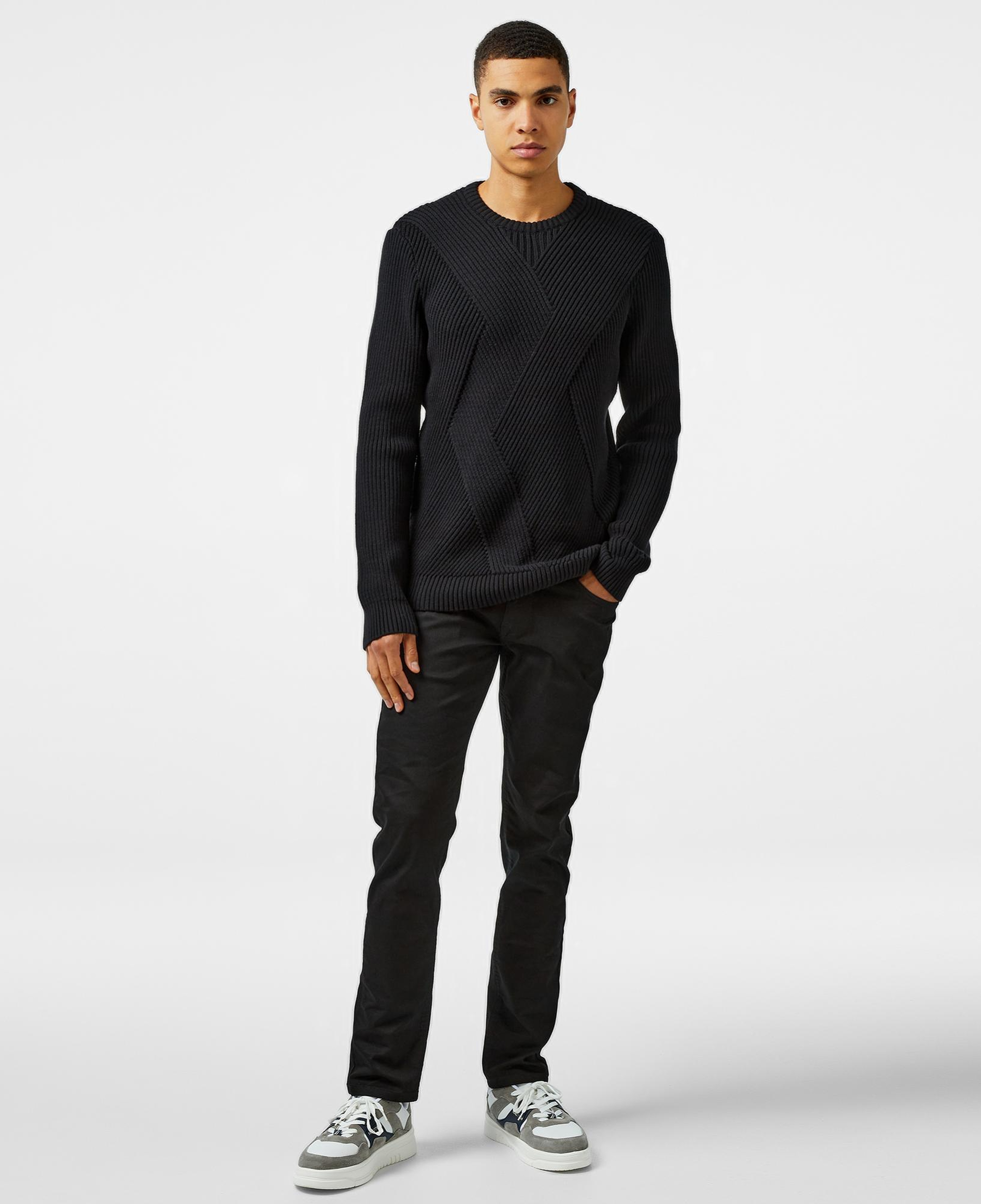 Nautica Erkek Siyah Regular Fit Triko