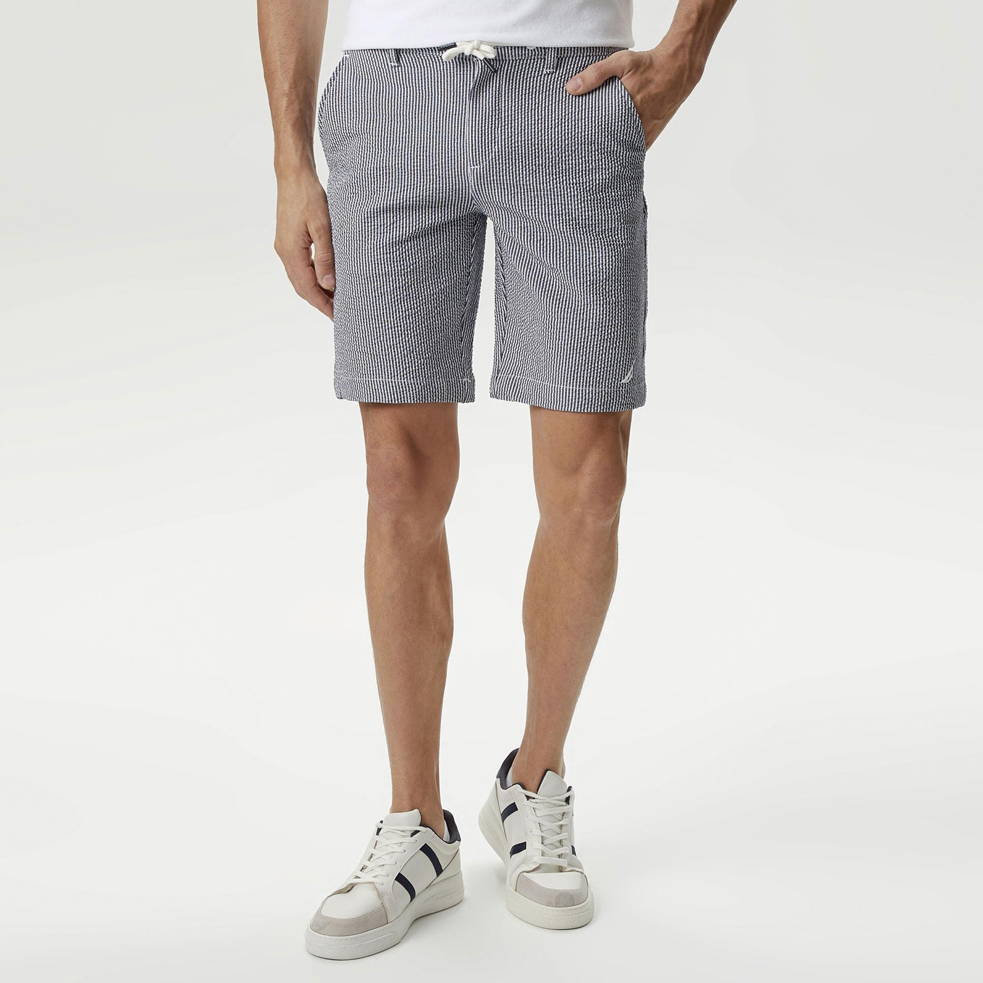 Nautica Erkek Mavi Standart Fit Bermuda