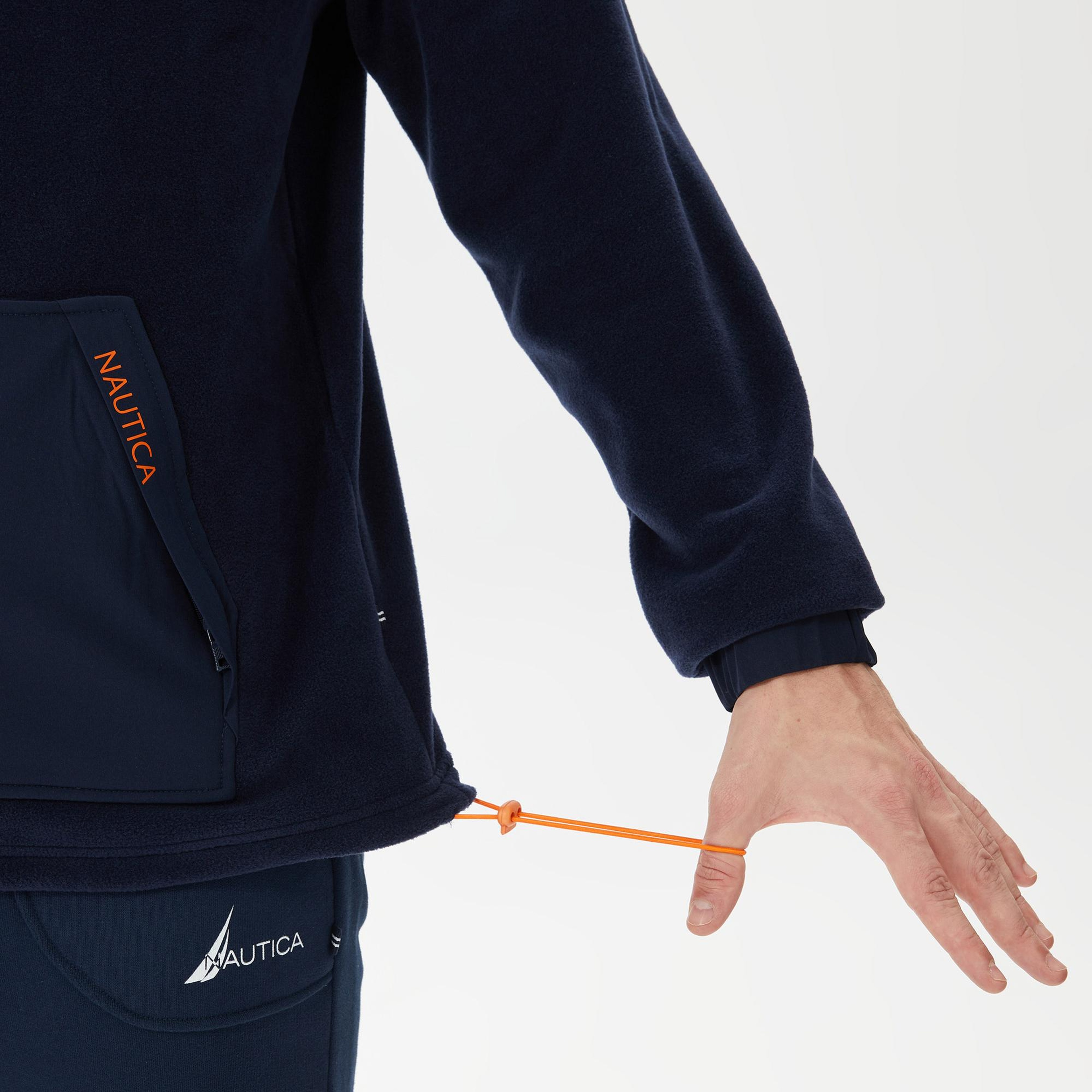 Nautica Erkek Lacivert Standart Fit Kapüşonlu Sweatshirt